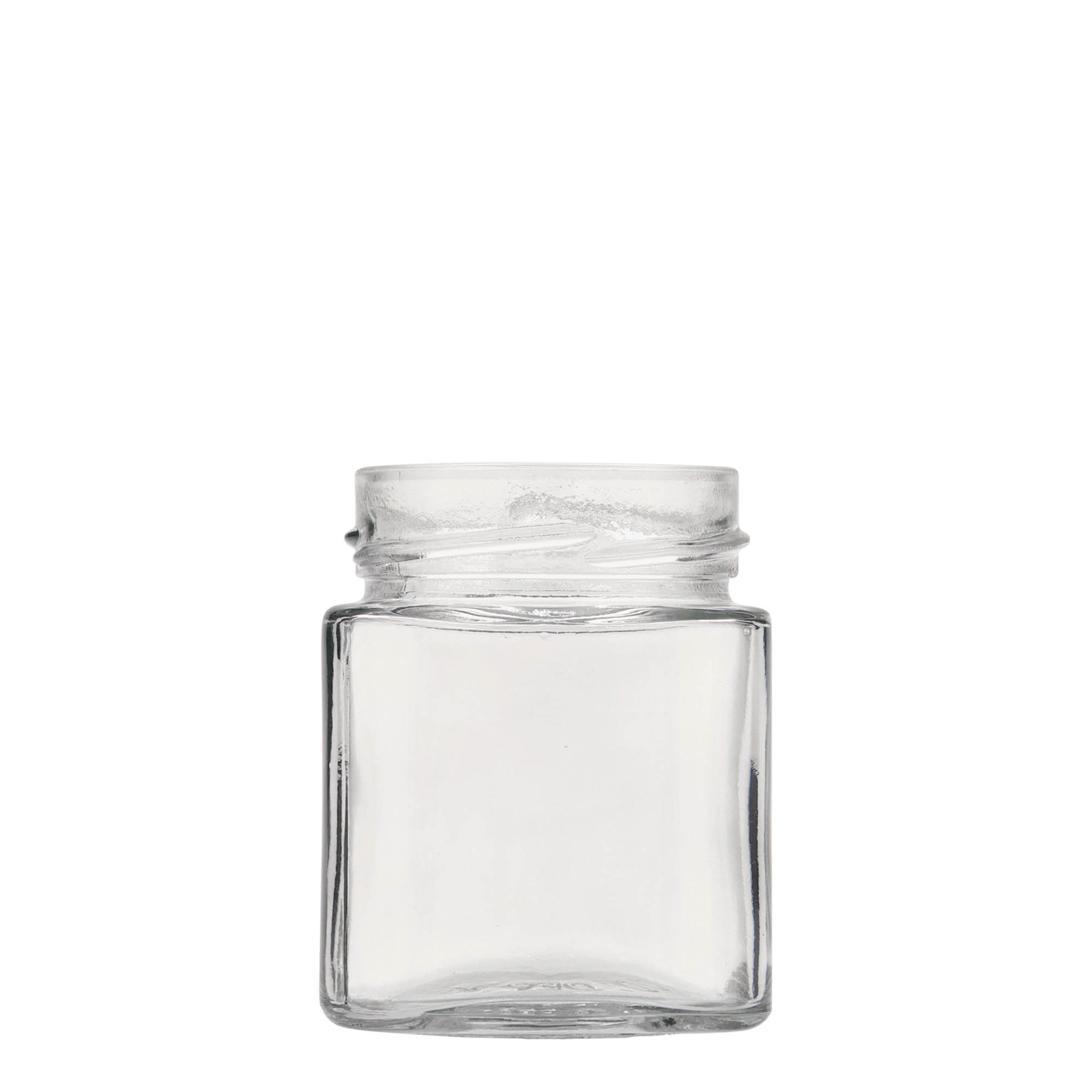 212 ml tarro cuadrado 'Ikarus', boca: Deep-Twist-Off (DTO 63) 212 ml tarro cuadrado 'Ikarus', boca: Deep-Twist-Off (DTO 63)