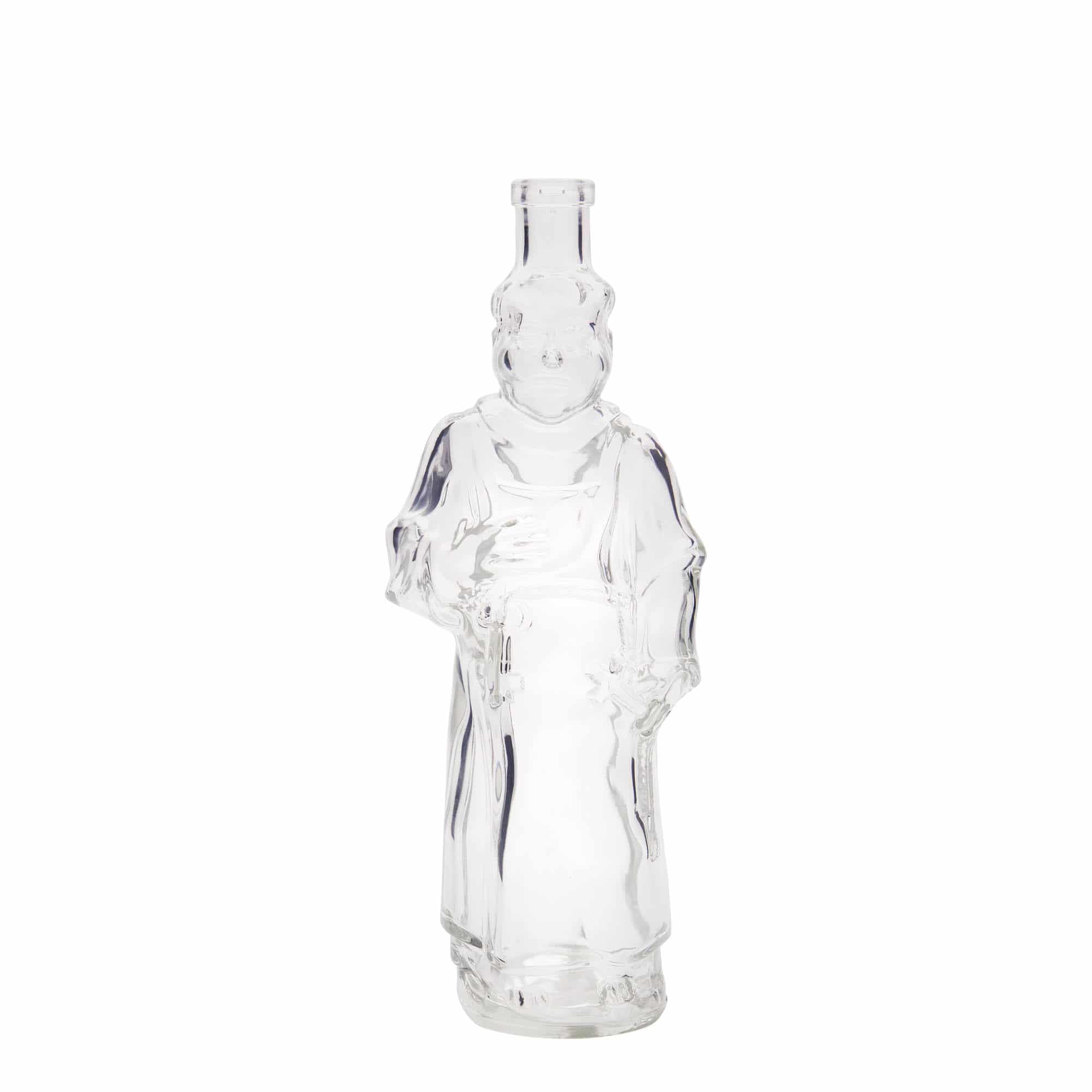 Botella de vidrio de 350 ml 'Monje', boca: corcho