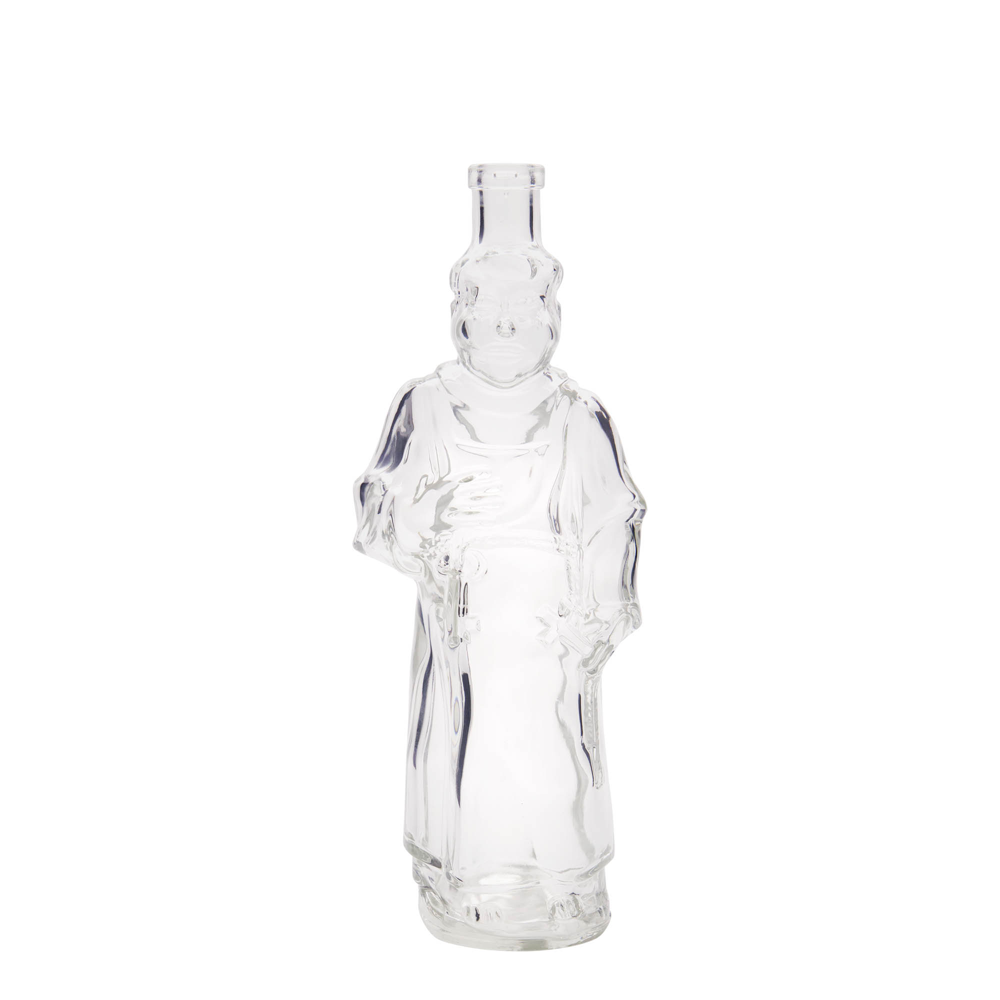 Botella de vidrio de 350 ml 'Monje', boca: corcho