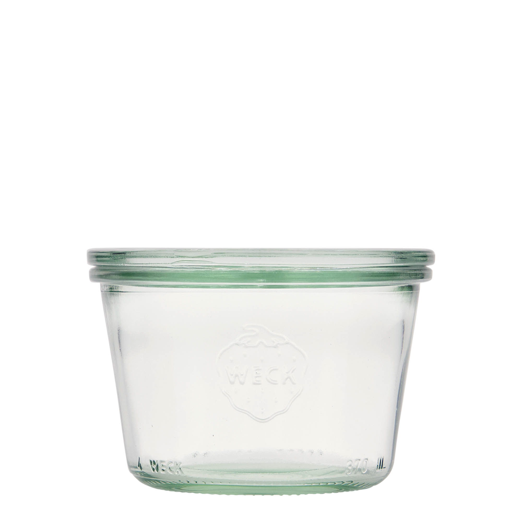 370 ml tarro WECK con caída, boca: borde redondo 370 ml tarro WECK con caída, boca: borde redondo