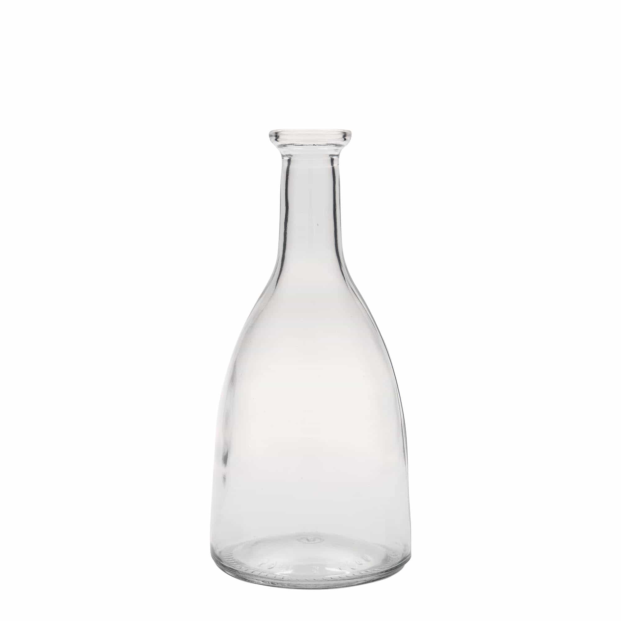 Botella de vidrio 'Viola' de 500 ml, boca: corcho