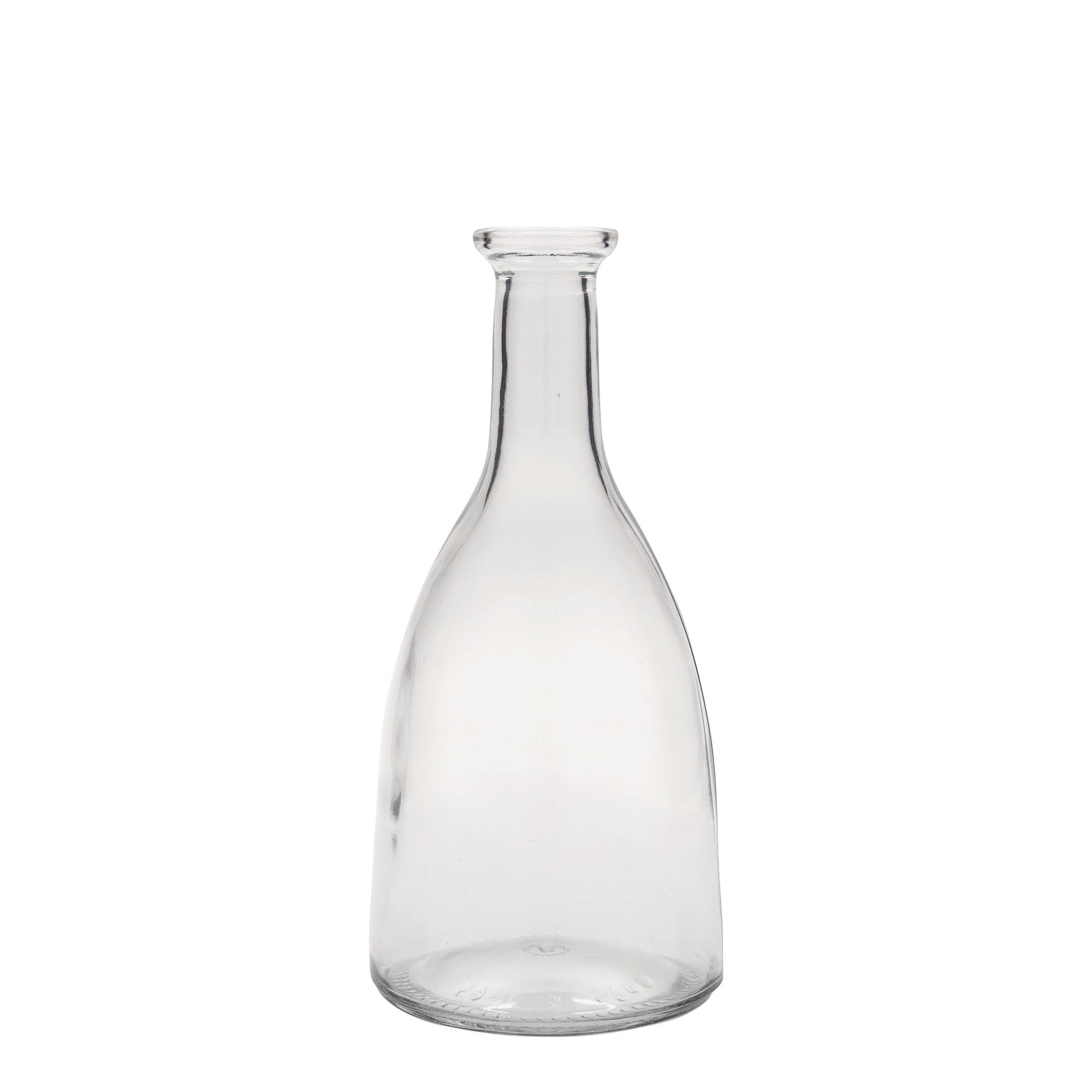 Botella de vidrio de 500 ml 'Viola', boca: corcho