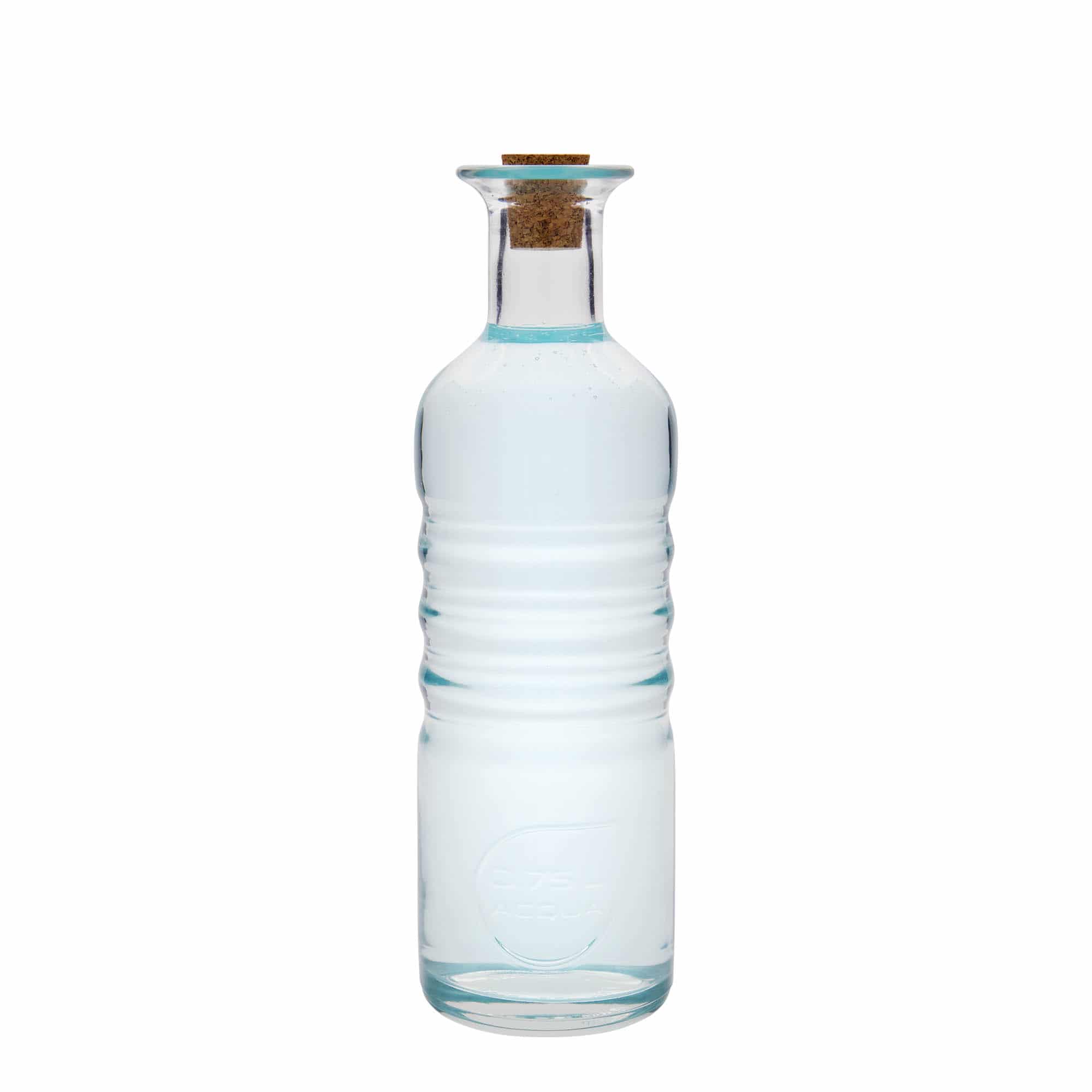 Botella de vidrio 'Optima Acqua' de 750 ml, boca: corcho