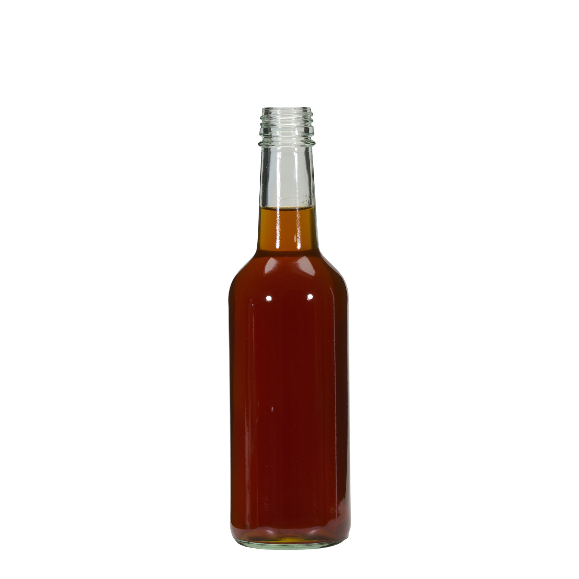 330 ml botella universal, vidrio, boca: PP 28
