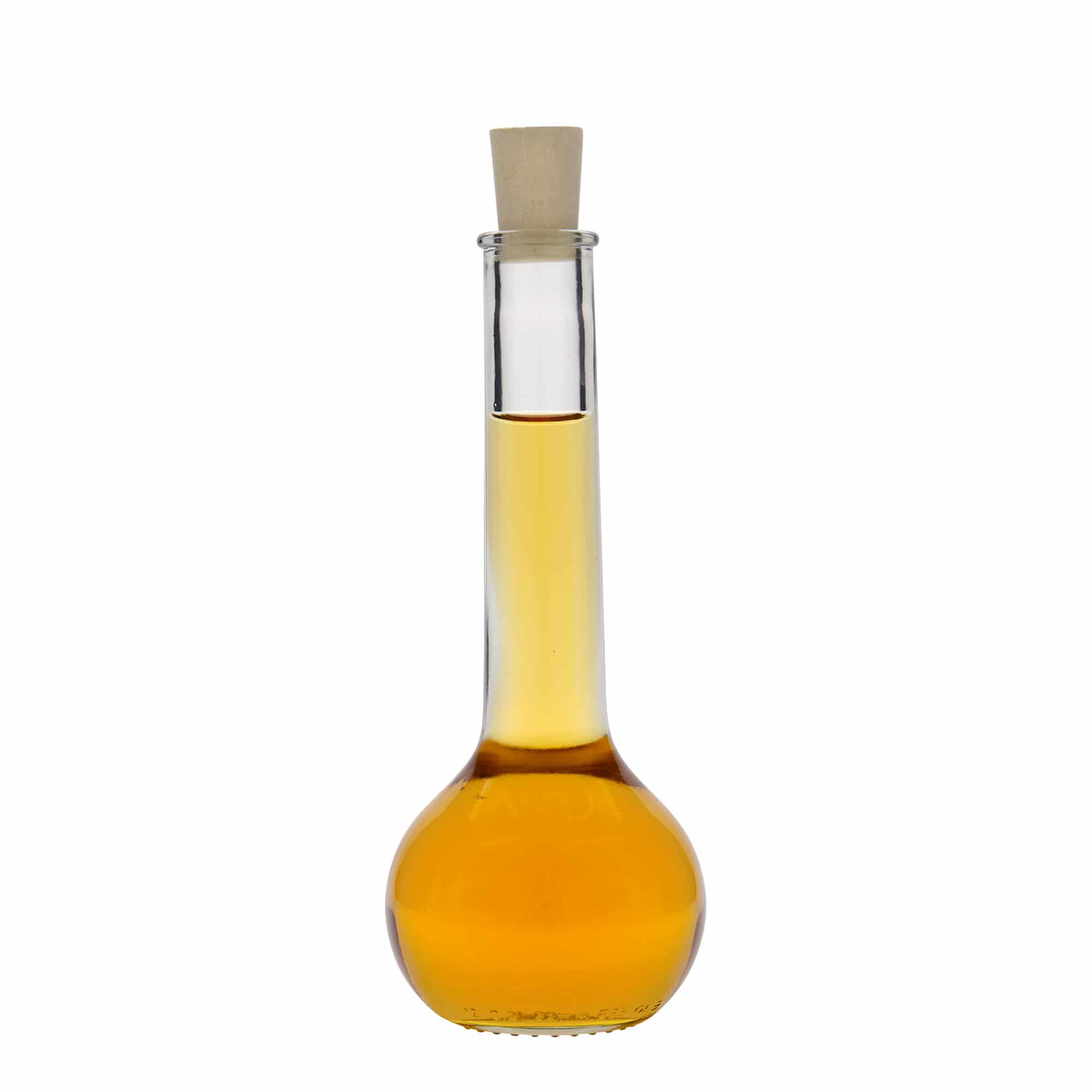 Botella de vidrio de 200 ml «Tulipano», boca: corcho