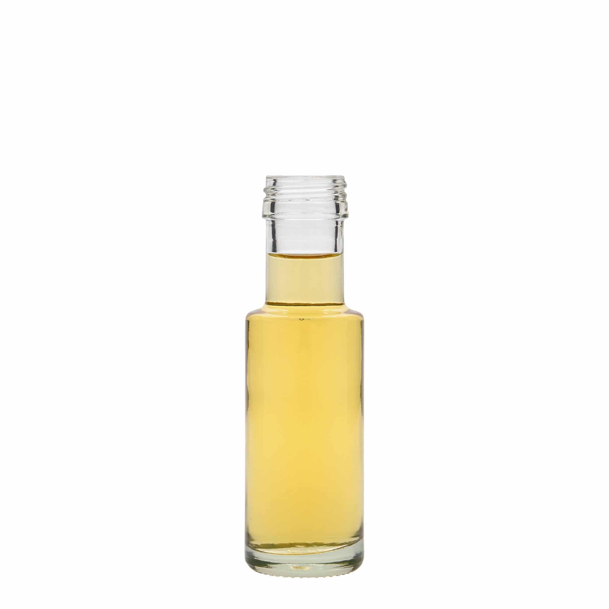 Botella de vidrio de 100 ml 'Dorica', boca: PP 31,5