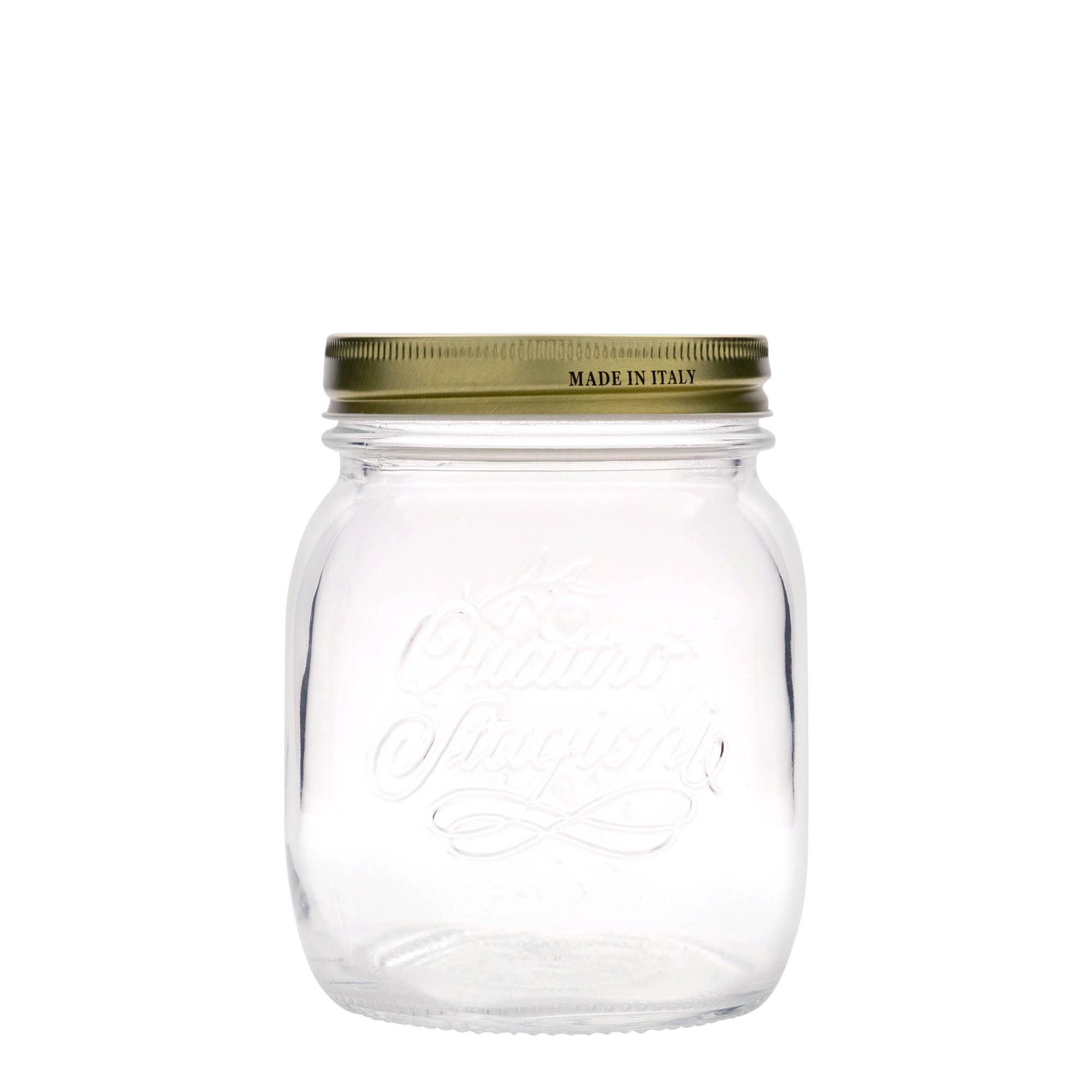 700 ml de vidrio 'Quattro Stagioni', boca: cierre de rosca 700 ml de vidrio 'Quattro Stagioni', boca: cierre de rosca