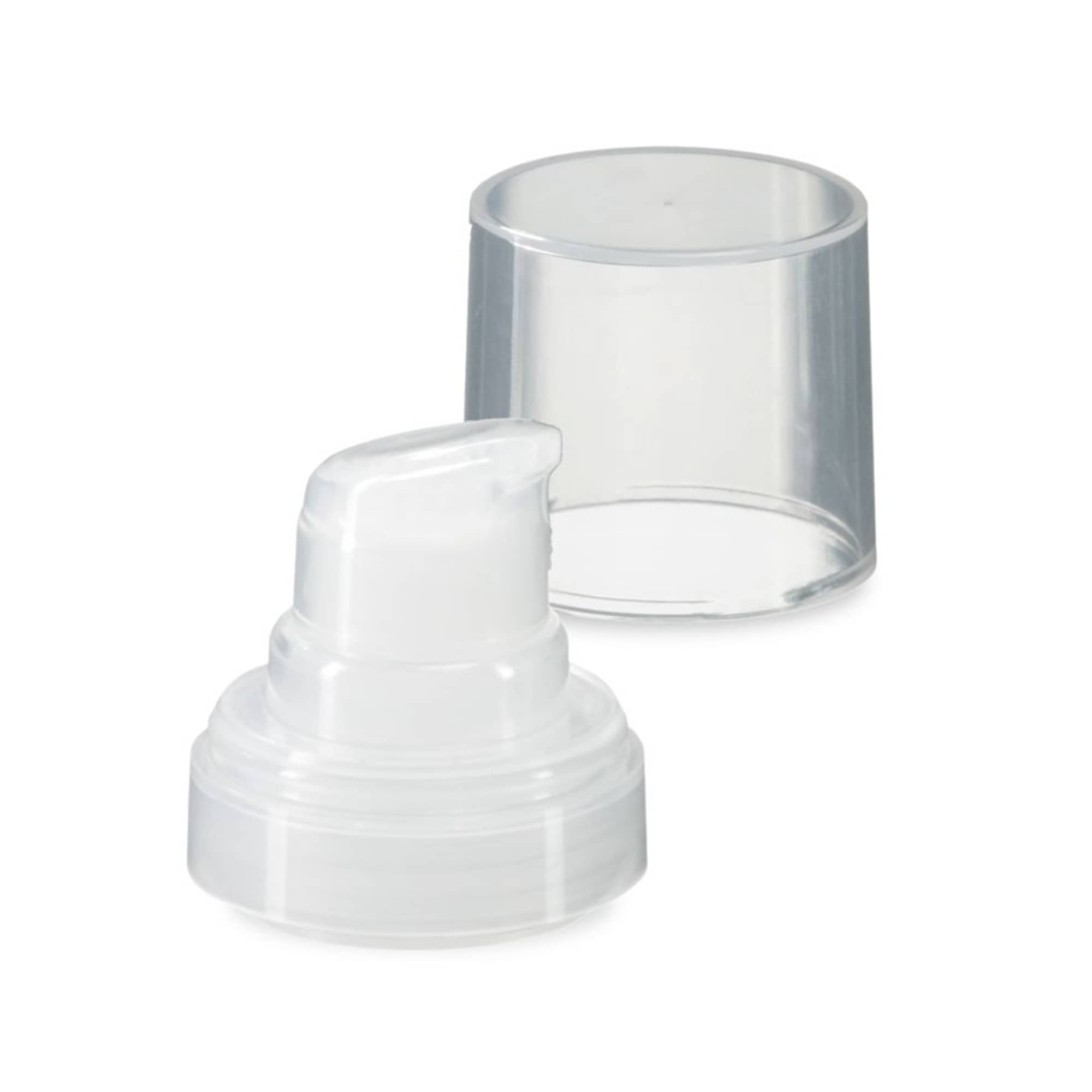 Cabezal Airless Micro natural + tapa de enchufe brillante color natural Cabezal Airless Micro natural + tapa de enchufe brillante color natural