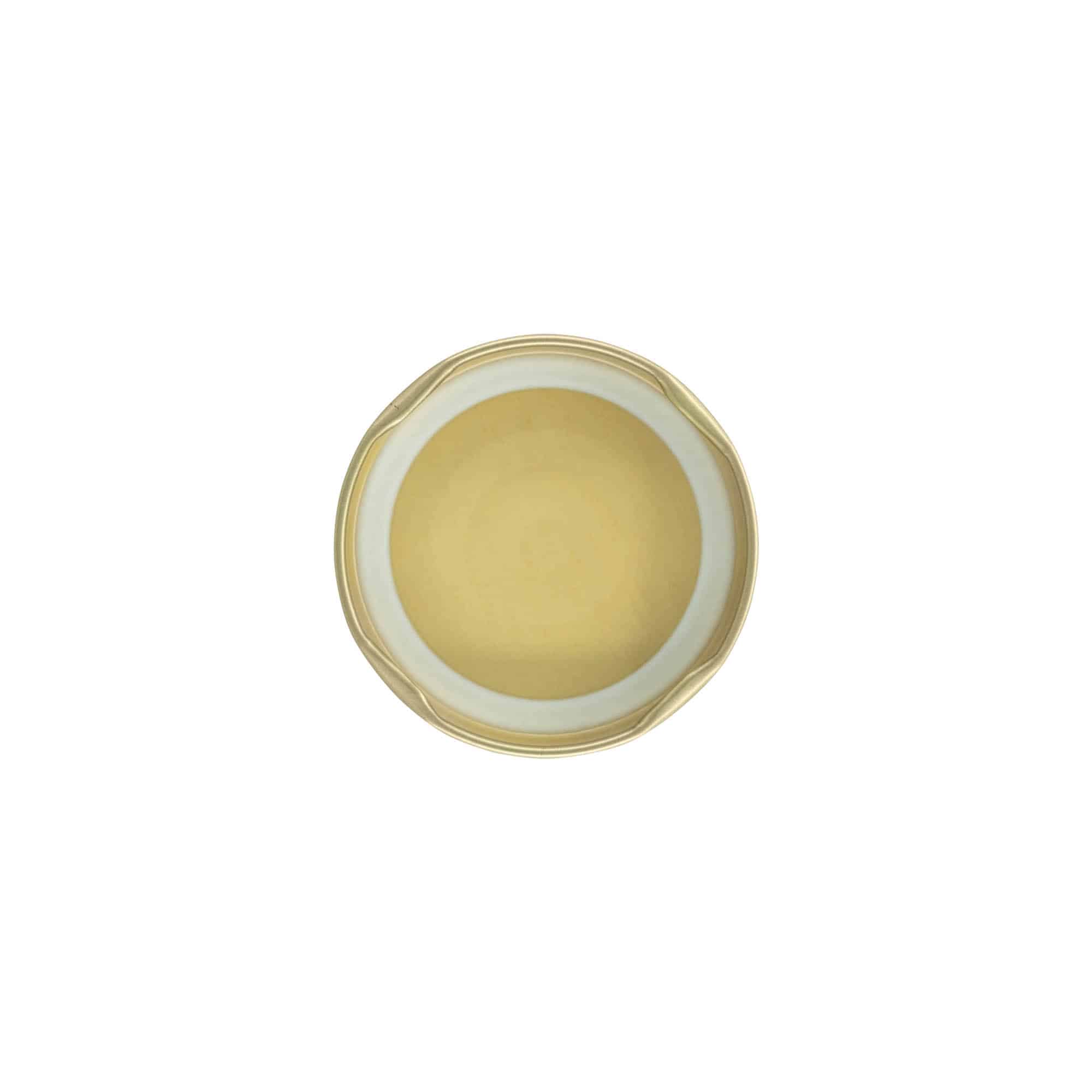 Tapa Twist-Off, hojalata, dorado, para boca: TO 58