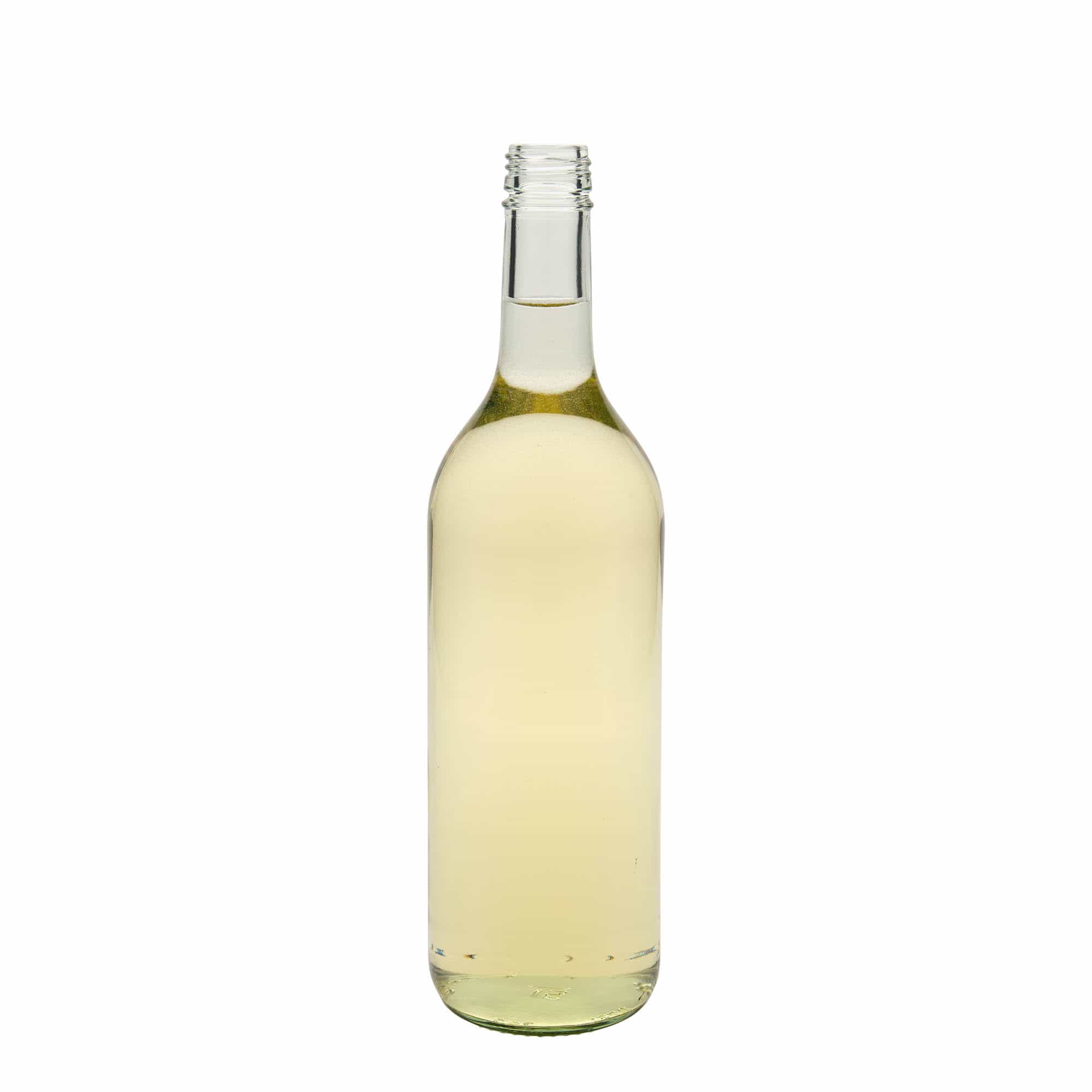 Botella de vidrio de 750 ml 'Burdeos', boca: PP 28 Botella de vidrio de 750 ml 'Burdeos', boca: PP 28