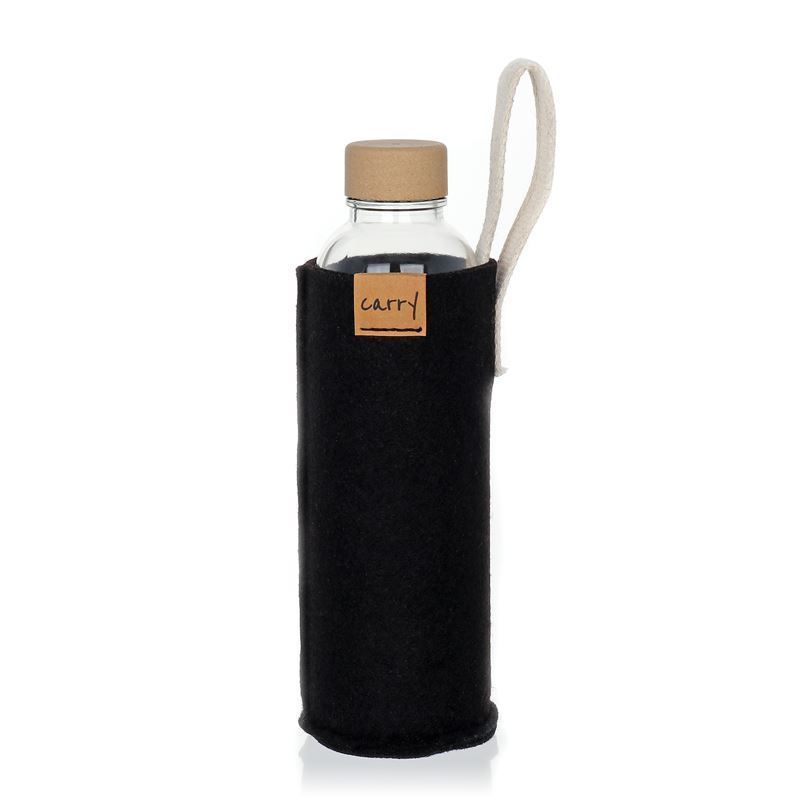 Funda para botella 'CARRY Sleeve', textil, negro