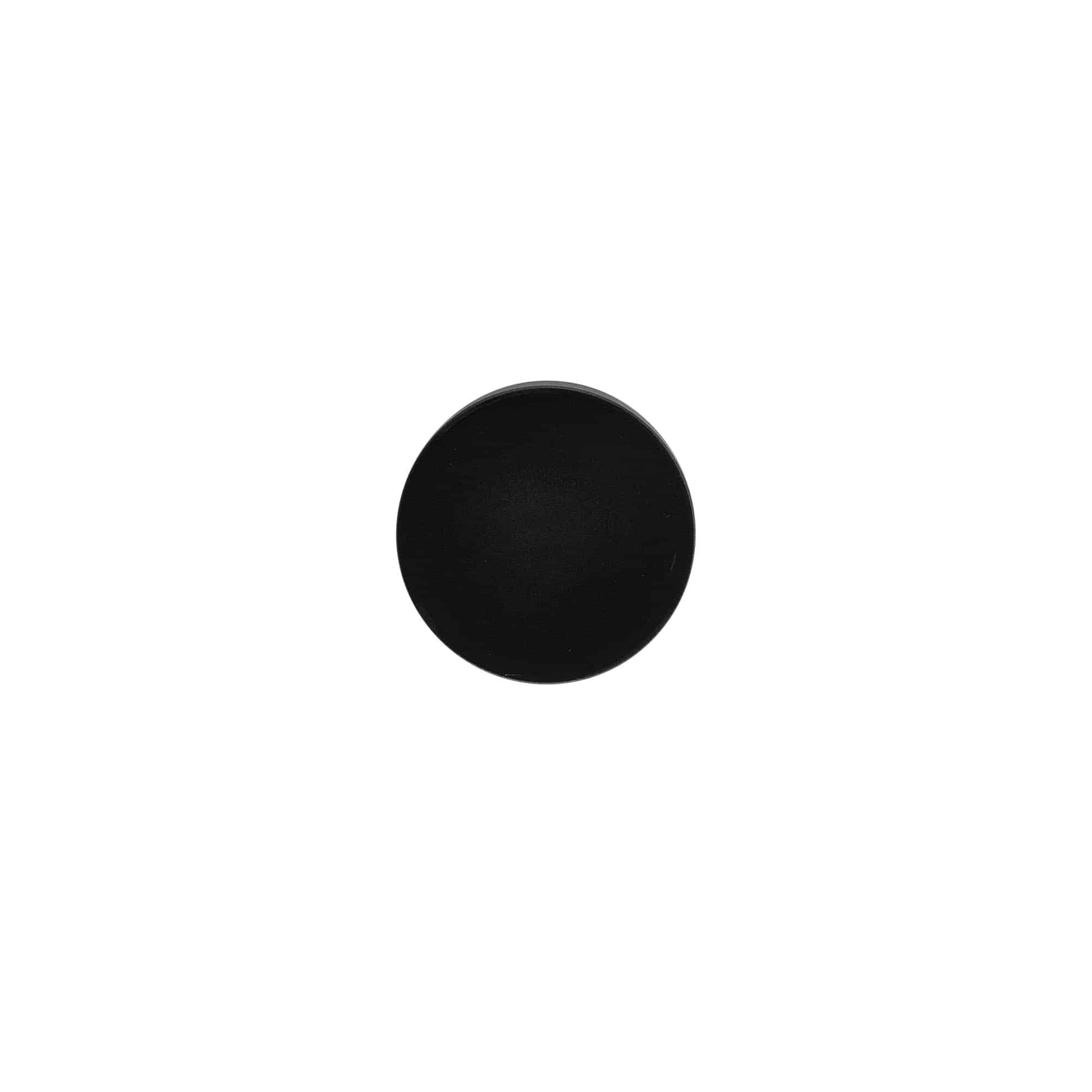 Tapa de rosca para 15 ml 'Antonella', plástico PP, negro