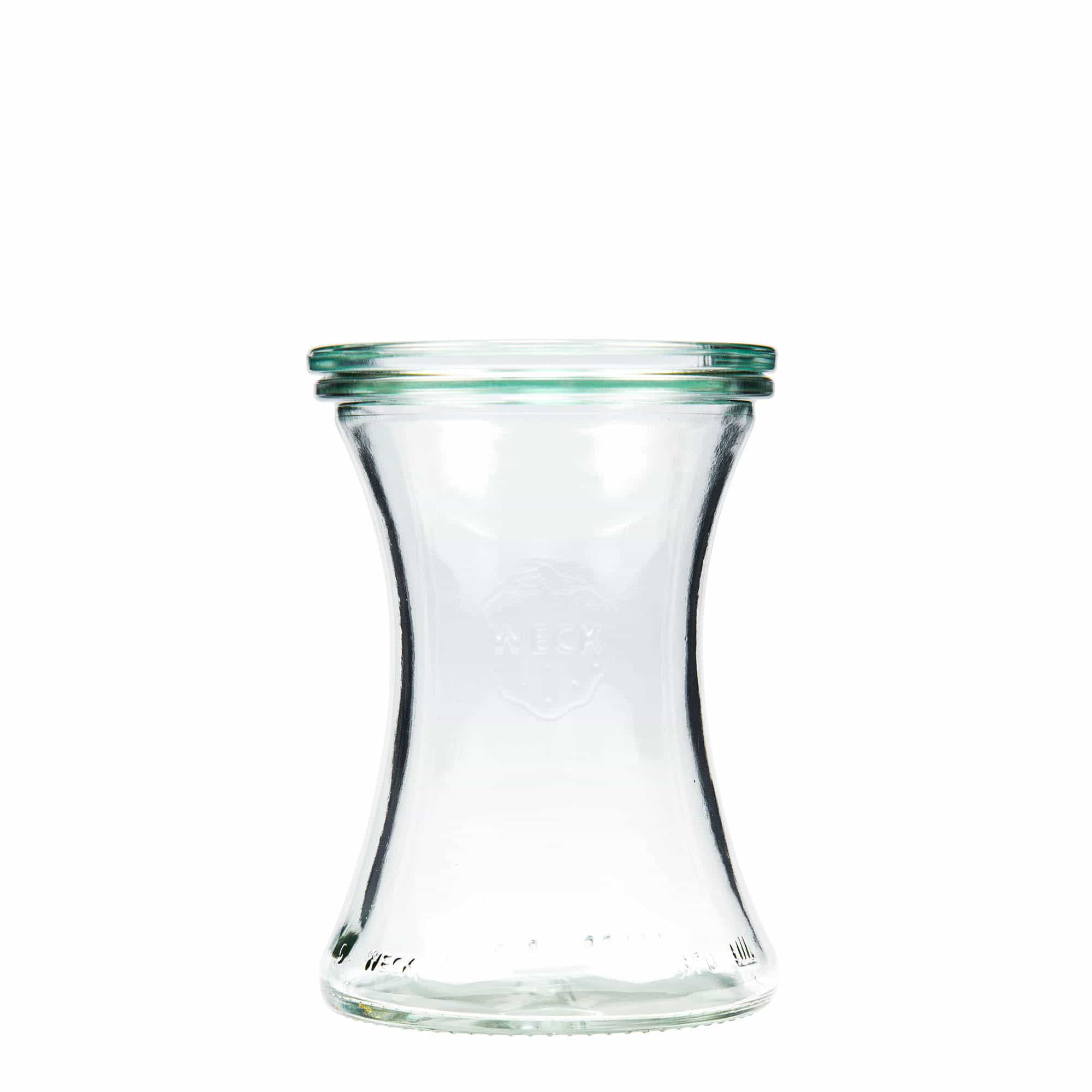 Tarro de delicatessen WECK de 370 ml, boca: borde redondo