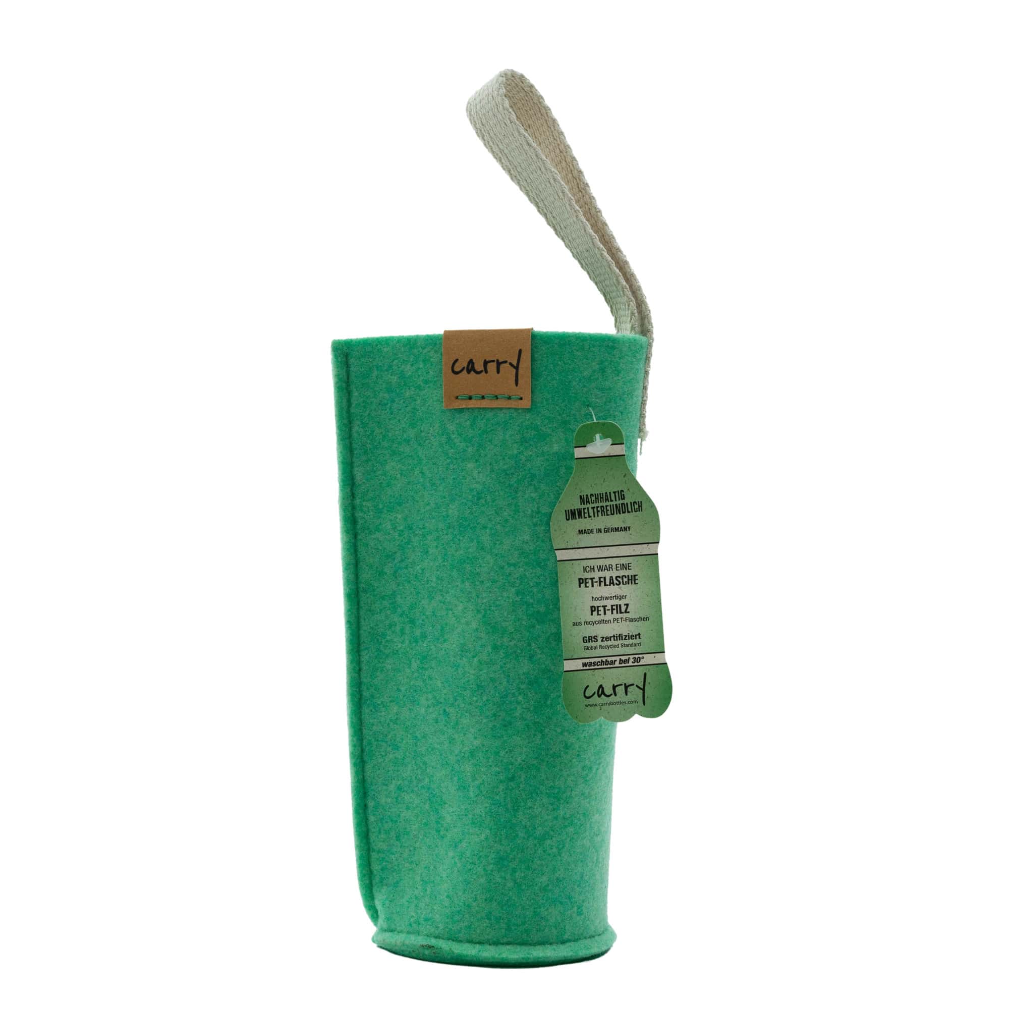 Funda CARRY, textil, verde menta