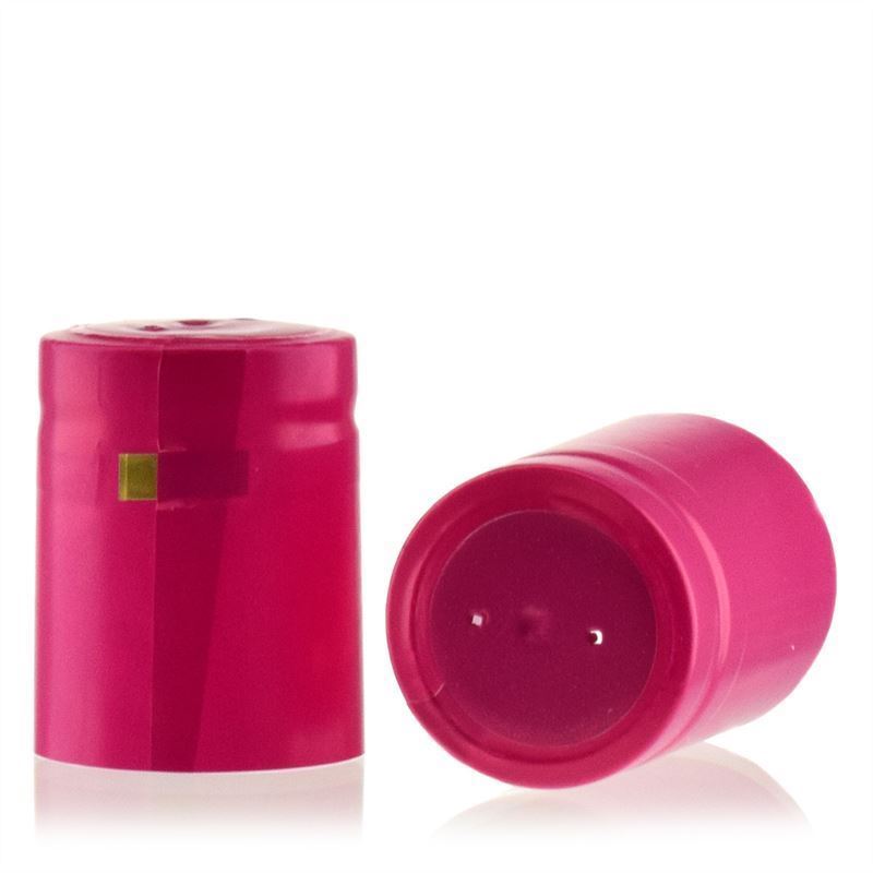Cápsula termoencogible 32x41, plástico de PVC, rosa fucsia