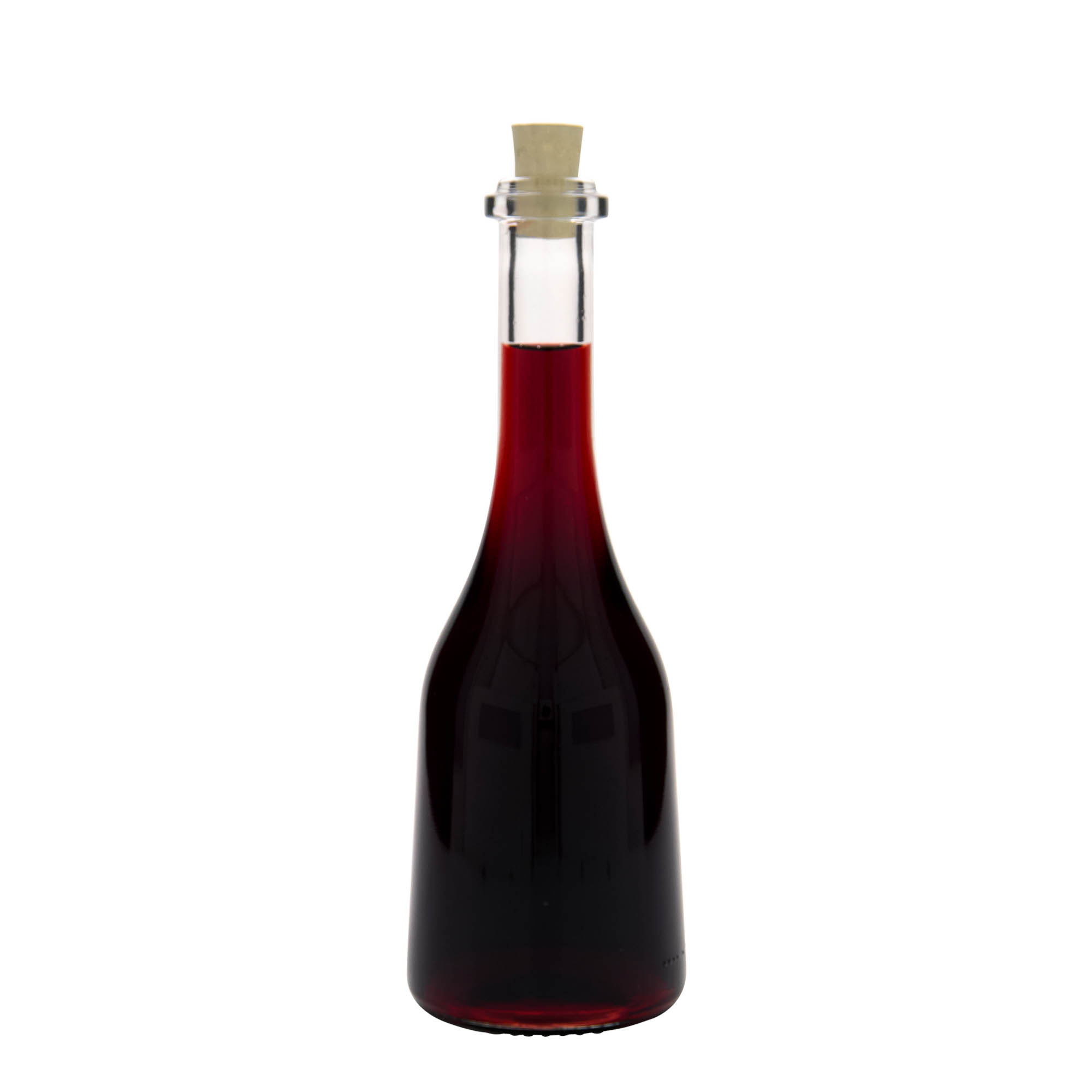 Botella de vidrio de 500 ml 'Rustica', boca: corcho