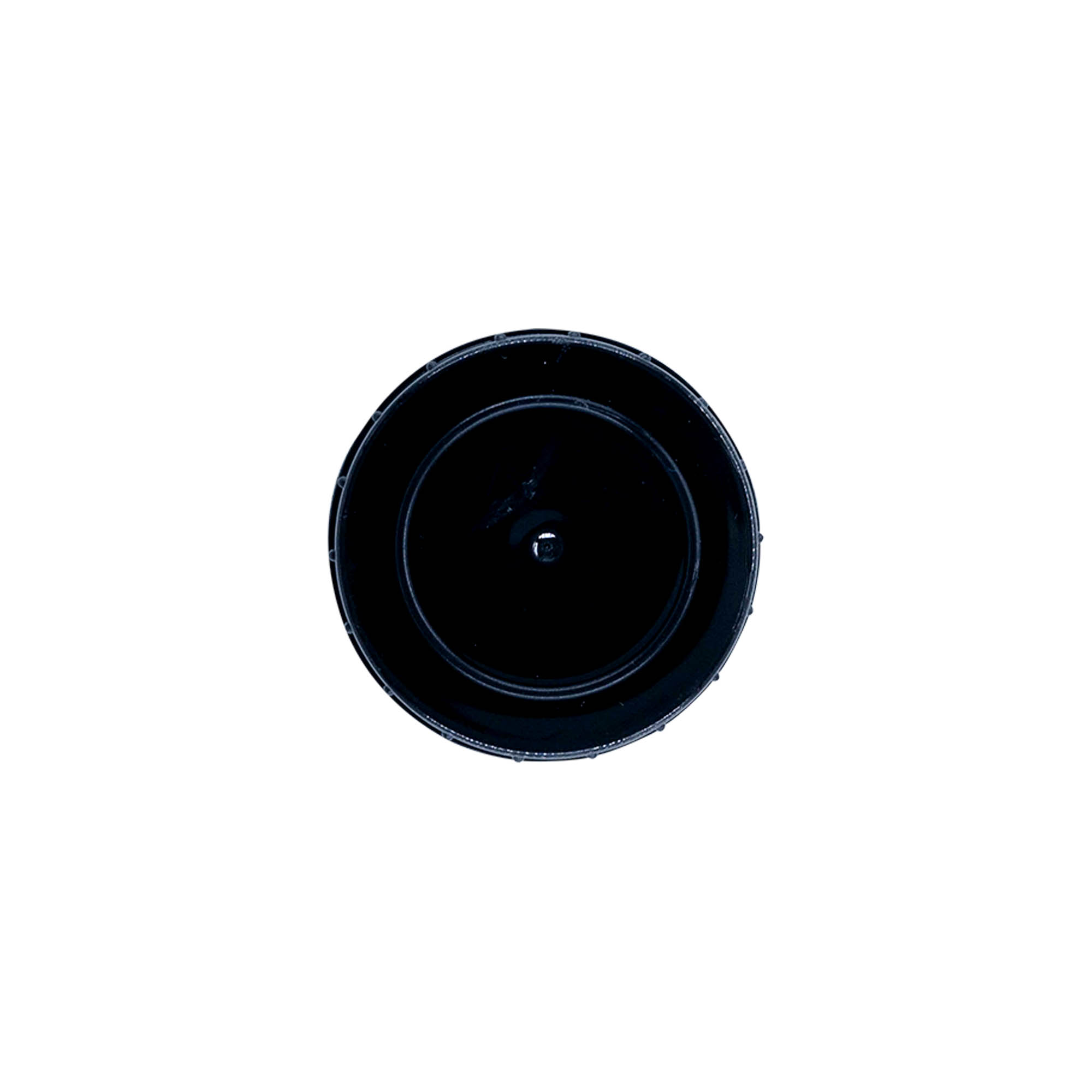 Tapa roscada, plástico PP, negro, para boca: DIN 32