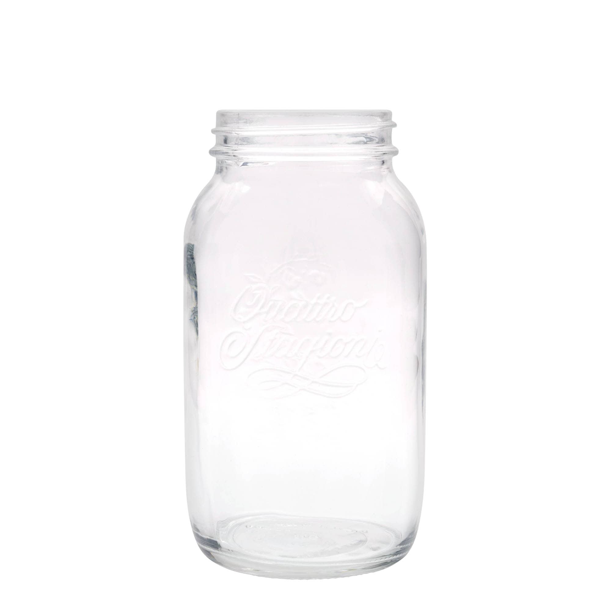 1.500 ml vaso de cristal «Quattro Stagioni», abertura: tapa de rosca
