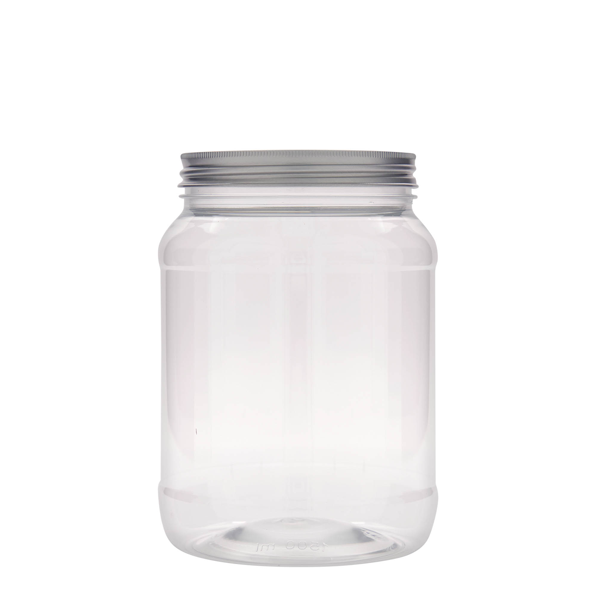1.500 ml lata PET 'Lulu', plástico, boca: 100/400