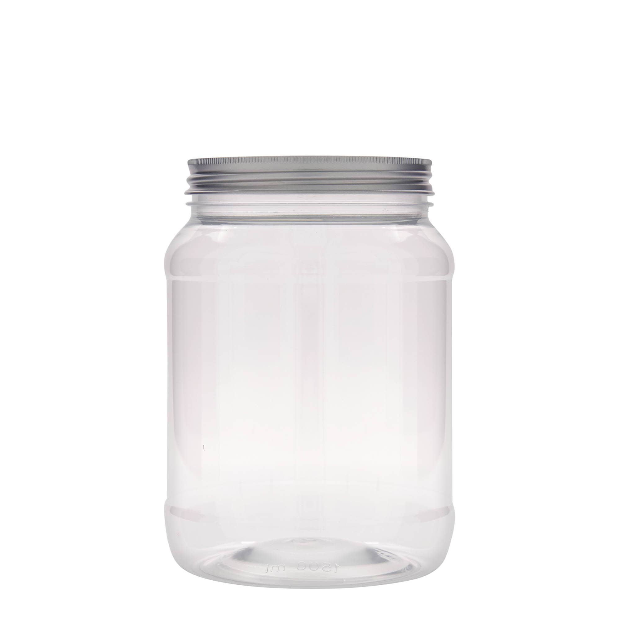 1.500 ml lata PET 'Lulu', plástico, boca: 100/400