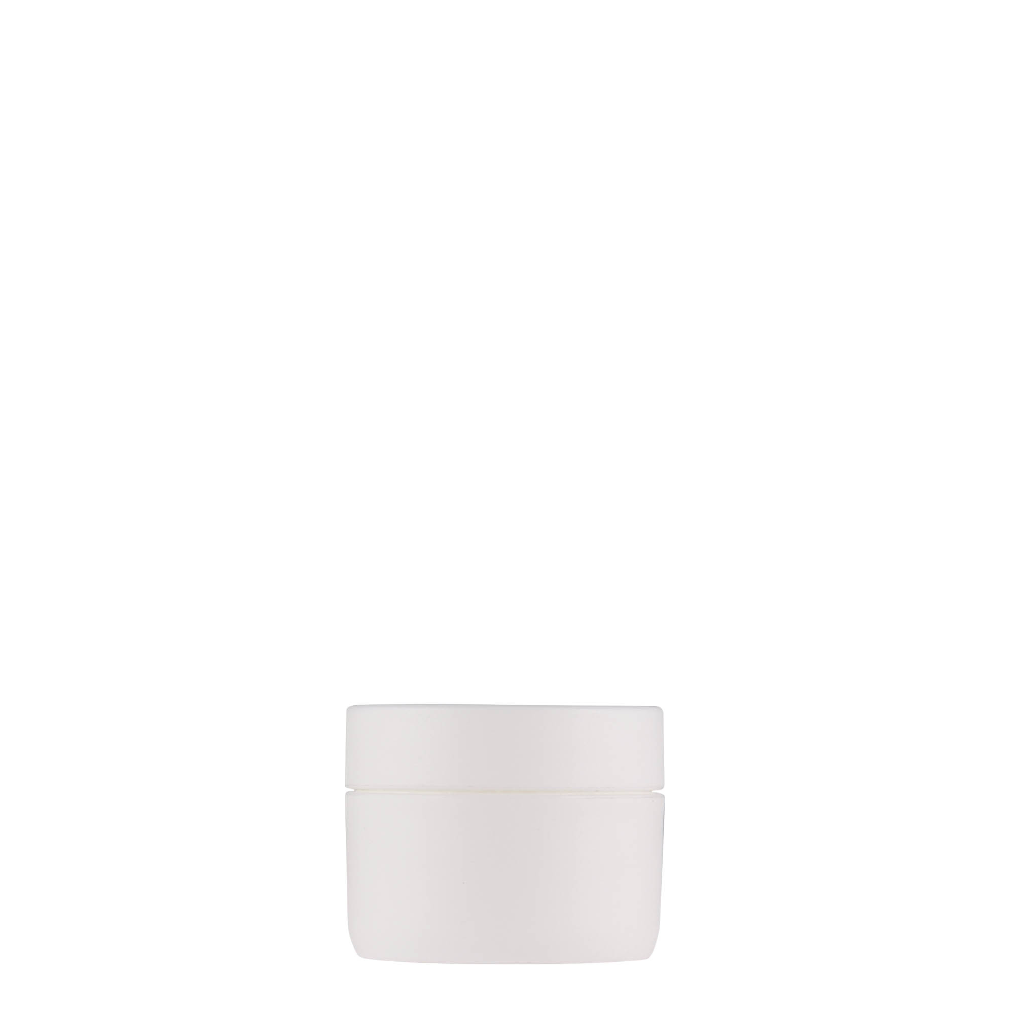 10 ml frasco de plástico 'Antonella', PP, blanco, boca: tapa de rosca