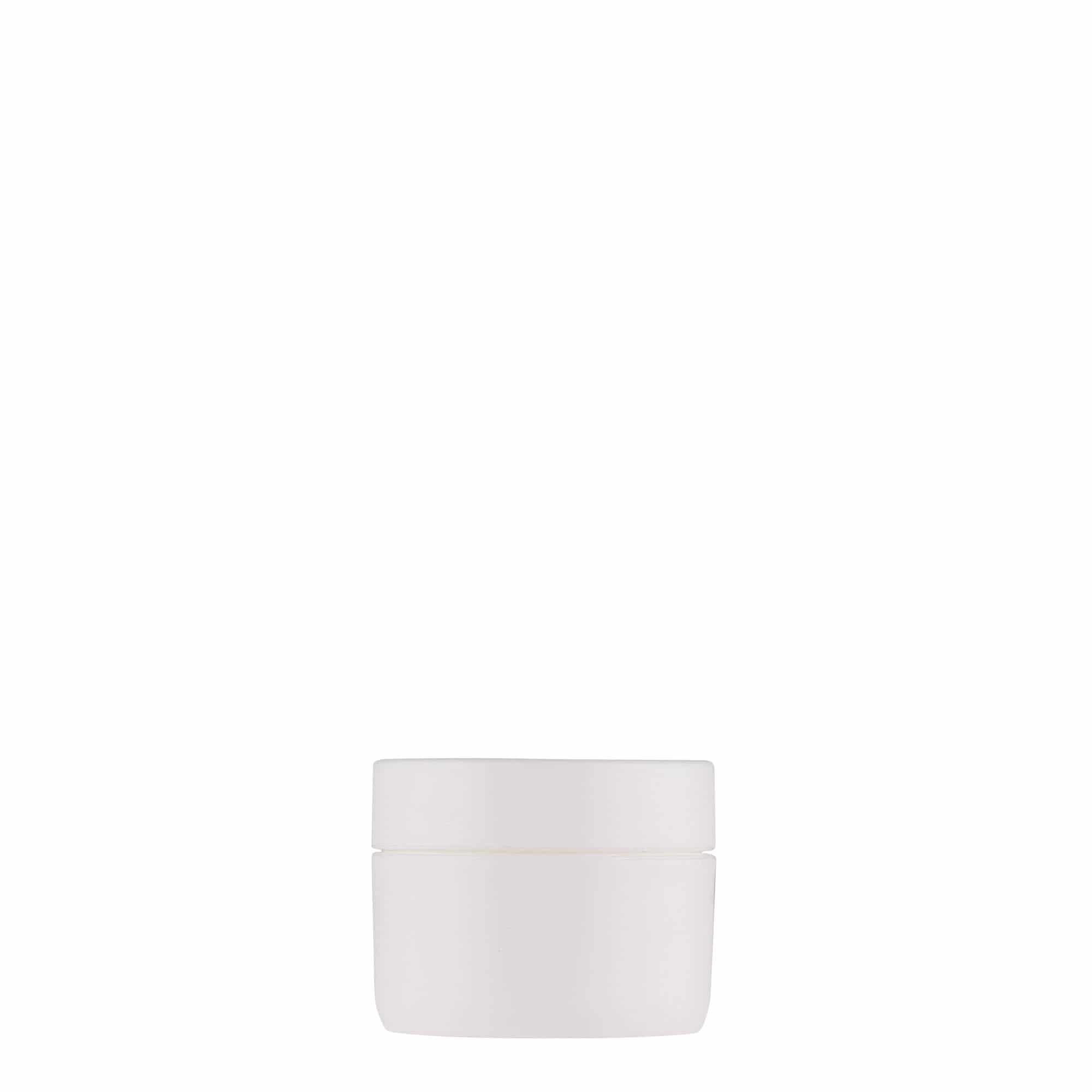 10 ml frasco de plástico 'Antonella', PP, blanco, boca: tapa de rosca