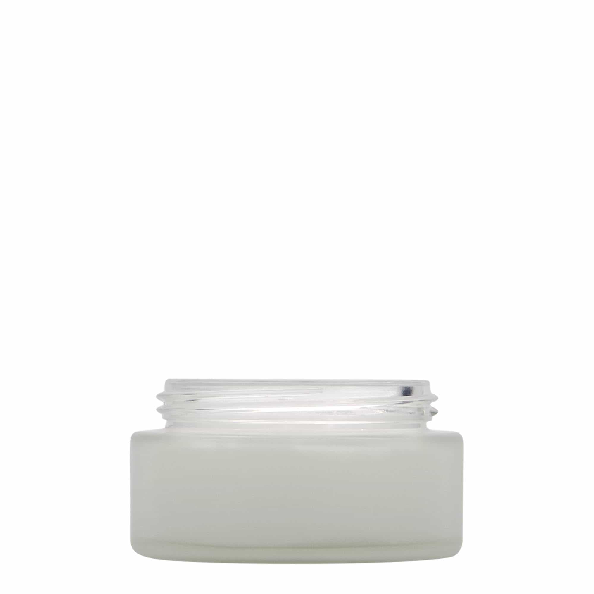 100 ml tarro 'Edición Platino', vidrio, esmerilado, boca: cierre de rosca