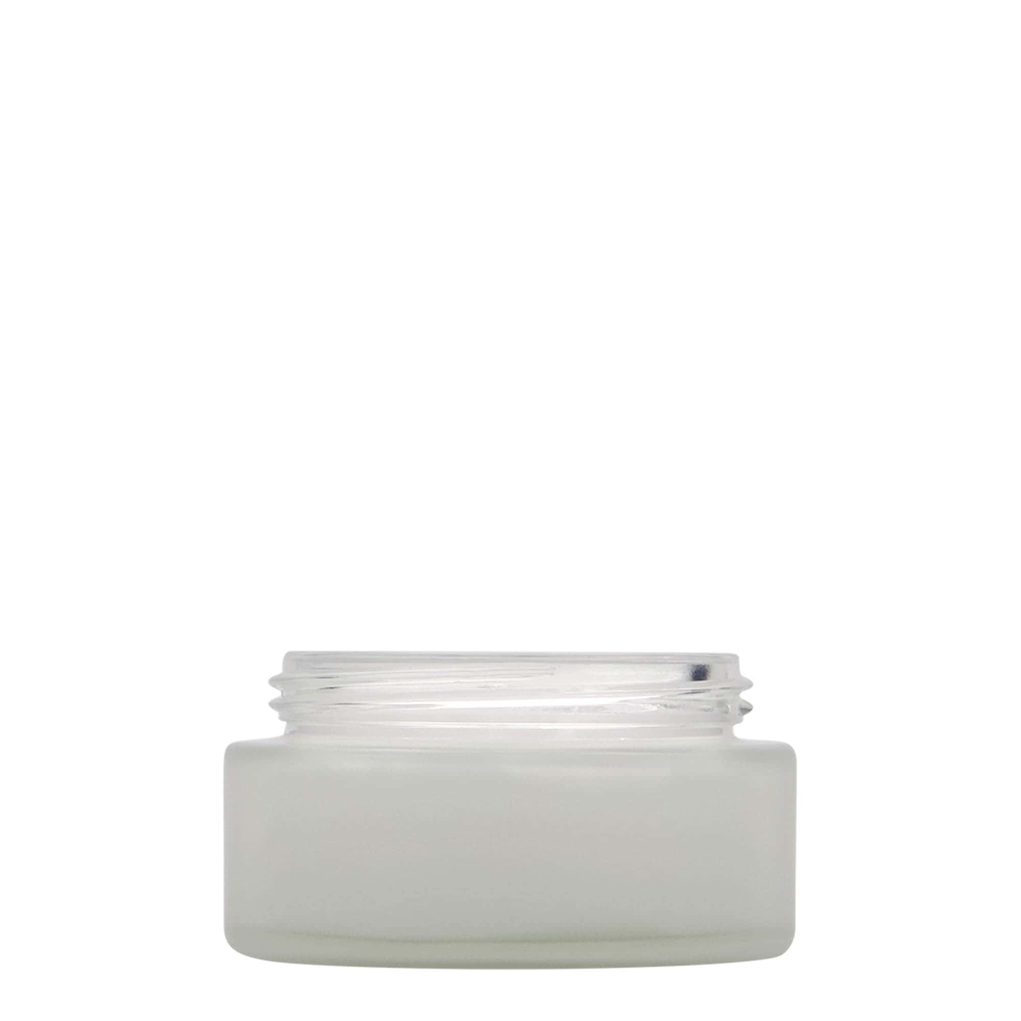 100 ml tarro 'Edición Platino', vidrio, esmerilado, boca: cierre de rosca