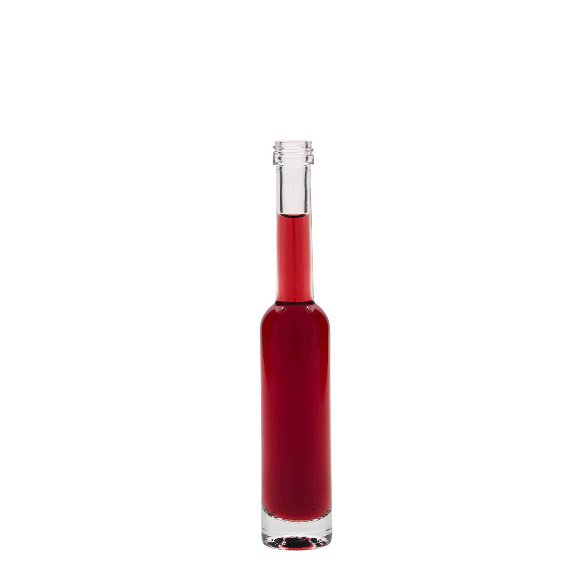 Botella de vidrio 'Platina' de 40 ml, boca: PP 18