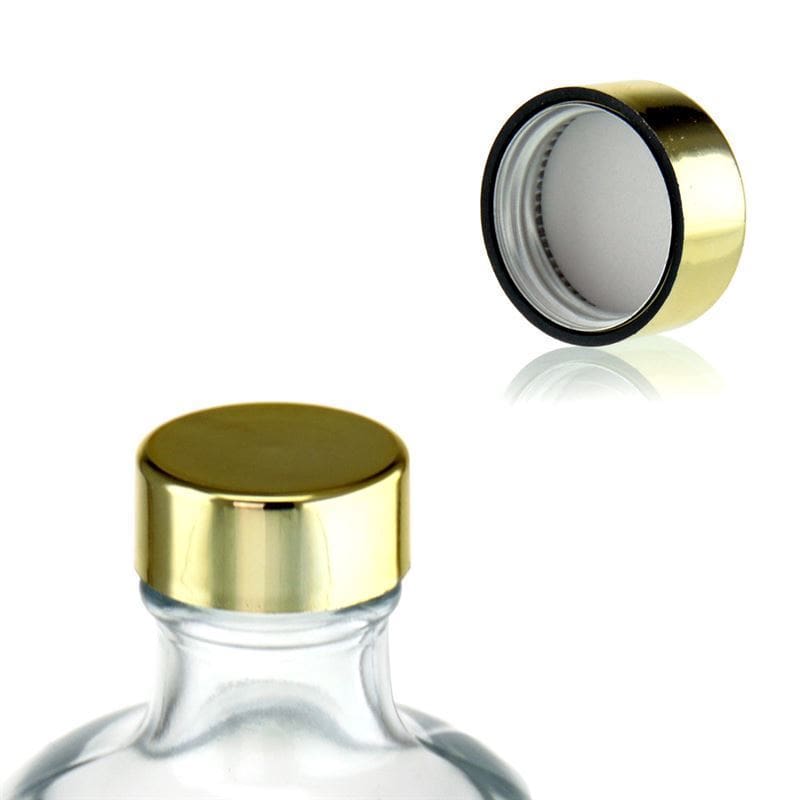 Tapa roscada, plástico ABS, dorado, para boca: GPI 28/400 Tapa roscada, plástico ABS, dorado, para boca: GPI 28/400