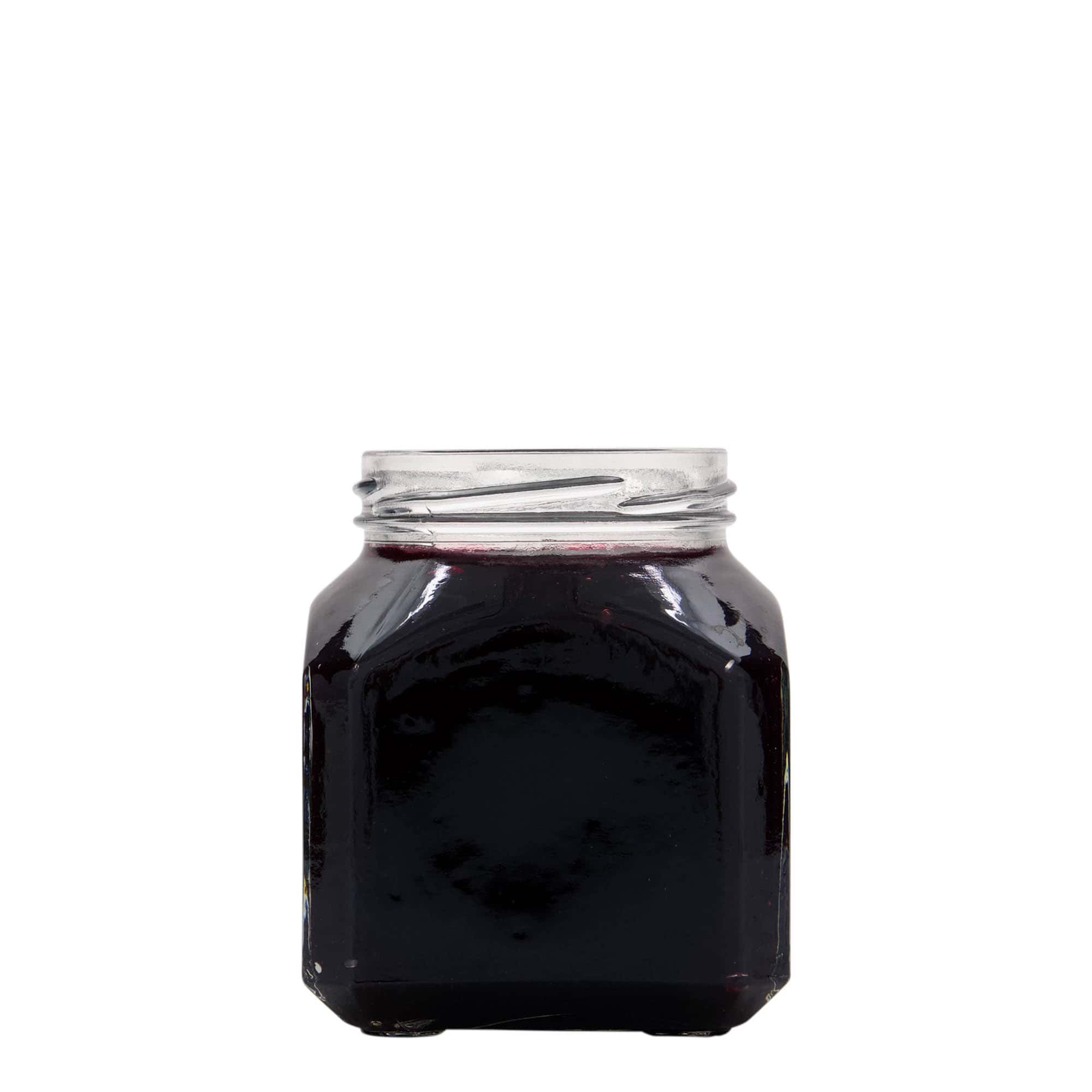 314 ml tarro cuadrado 'Milán', boca: Twist-Off (TO 63) 314 ml tarro cuadrado 'Milán', boca: Twist-Off (TO 63)