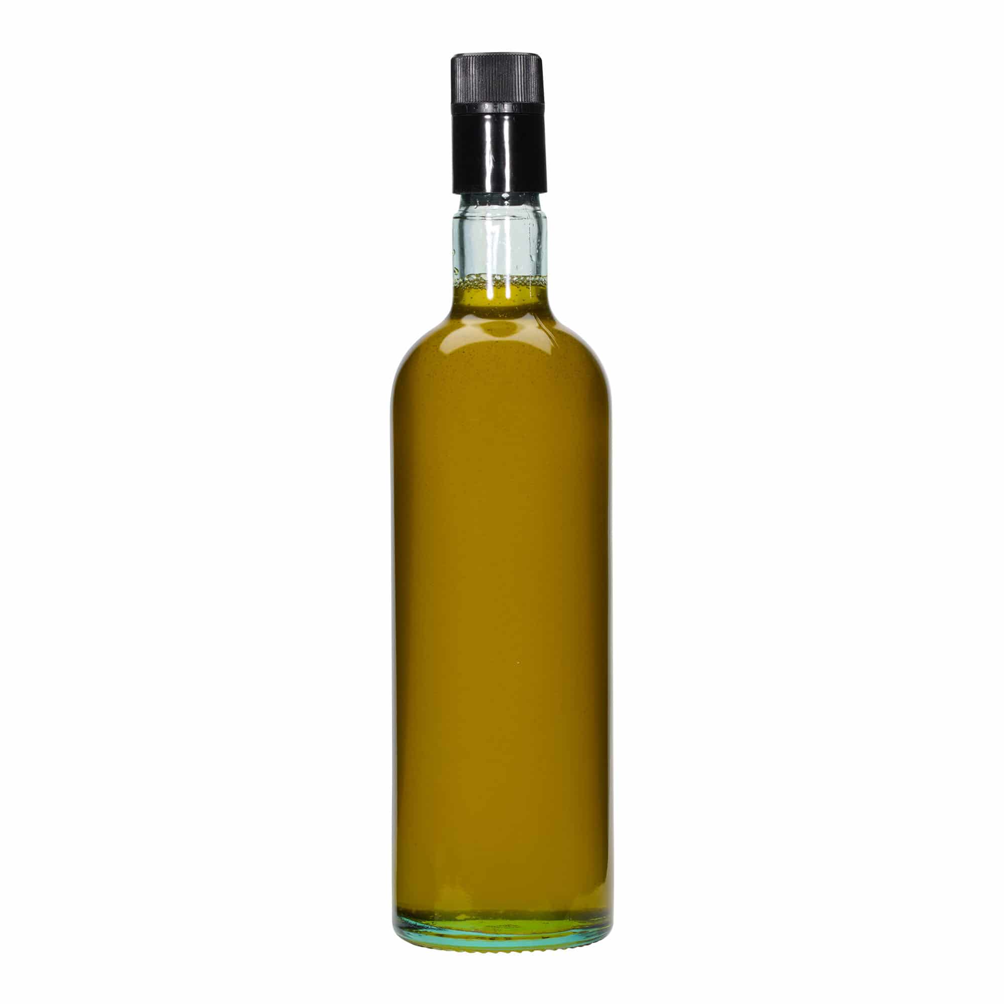 Aceitera/vinagrera 'Willy New' de 750 ml, vidrio, verde claro, boca: DOP