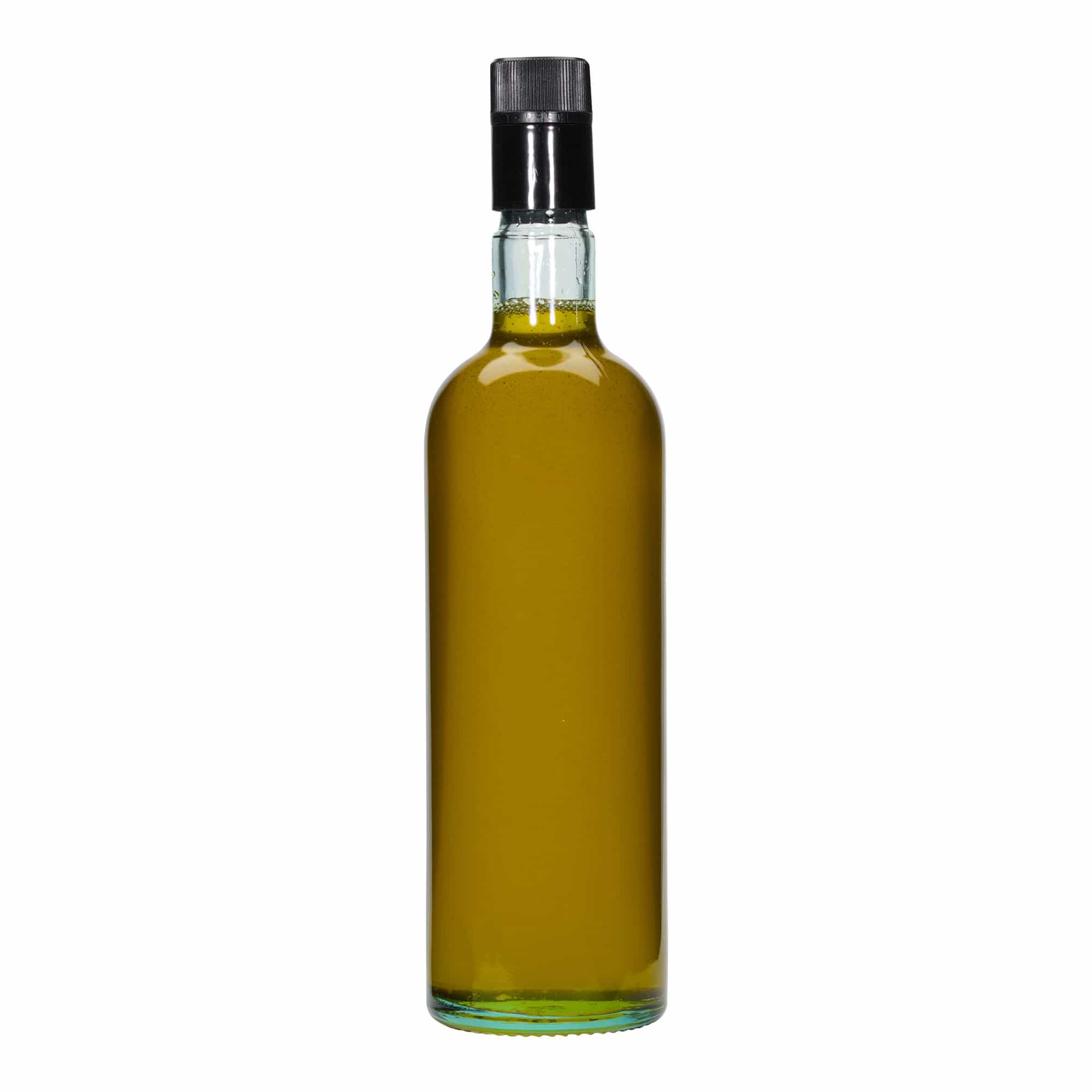 Botella para vinagre/aceite 'Willy New' de 750 ml, vidrio, verde claro, boca: DOP