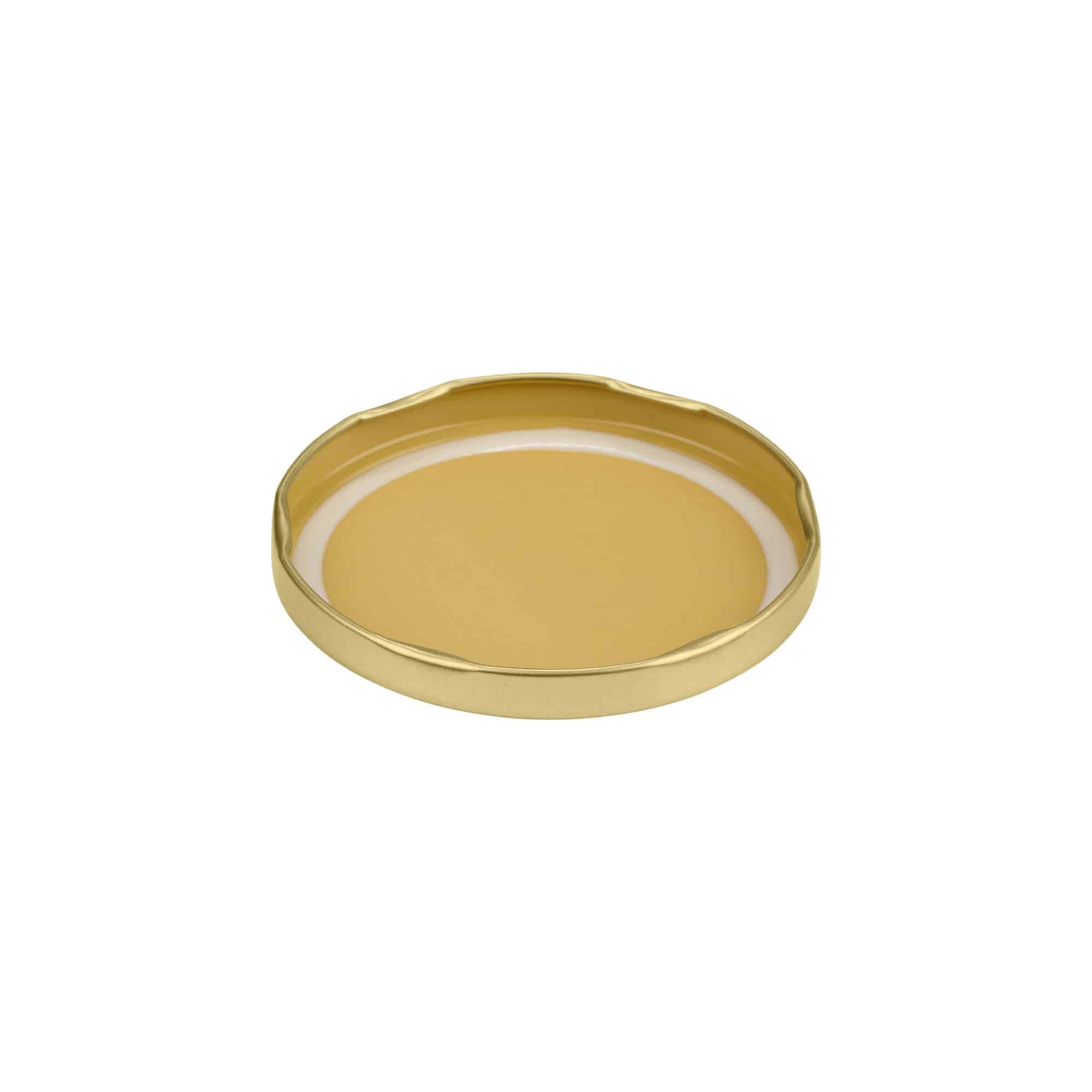 Tapa Twist-Off, hojalata, oro, para boca: TO 82