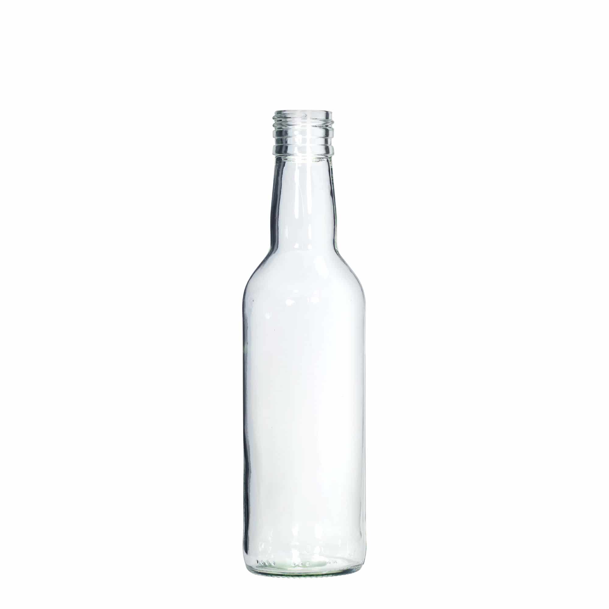 Botella universal de 350 ml, vidrio, boca: PP 31,5 Botella universal de 350 ml, vidrio, boca: PP 31,5