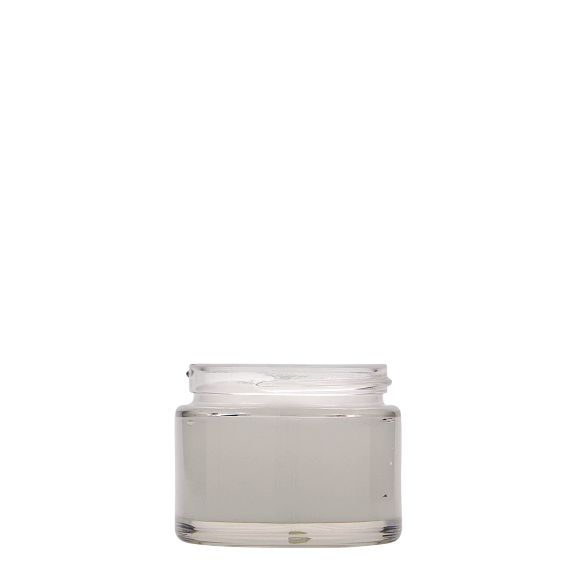 50 ml tarro «Beauty», vidrio, boca: cierre de rosca