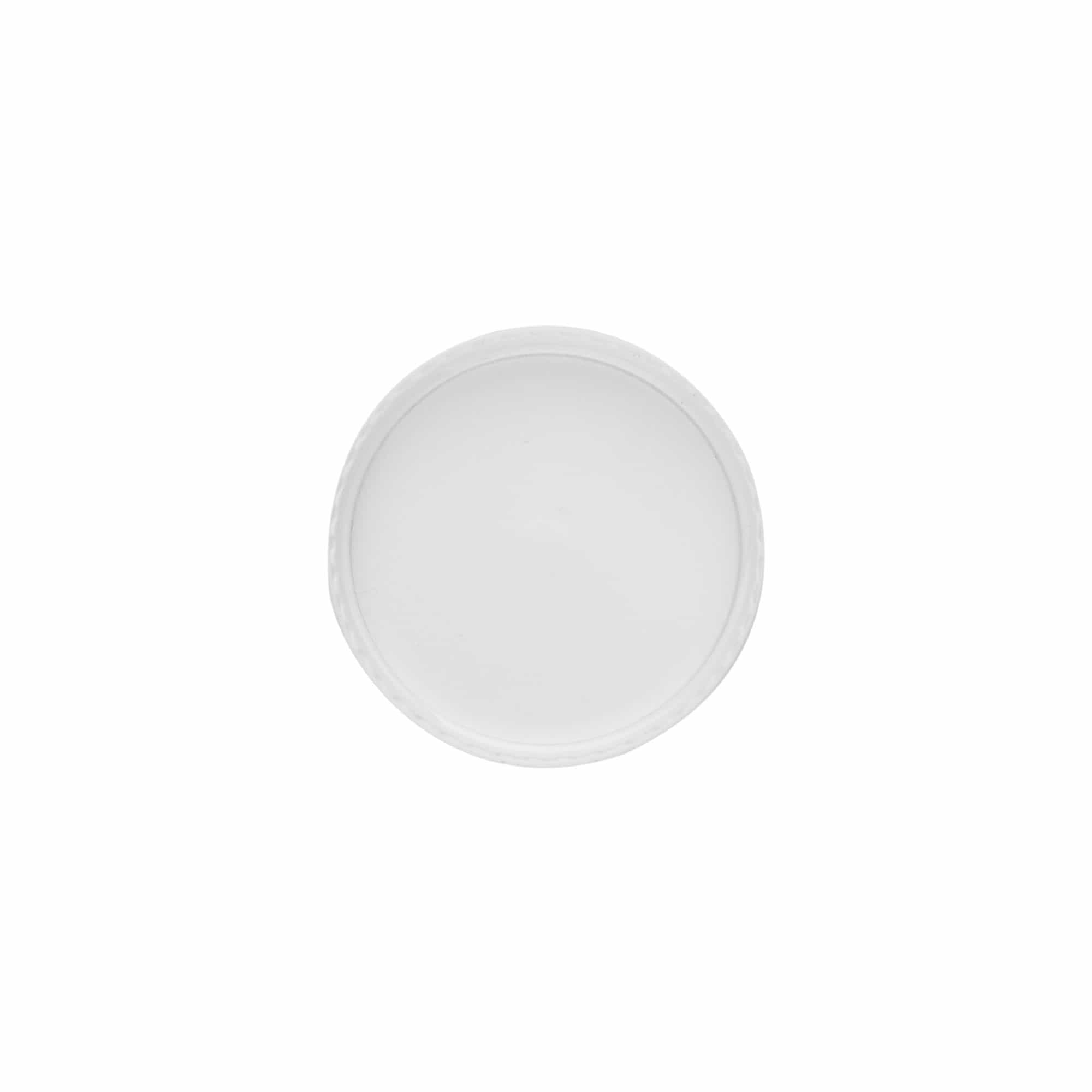 Tapa de rosca para 10 ml 'Antonella', plástico PP, blanco