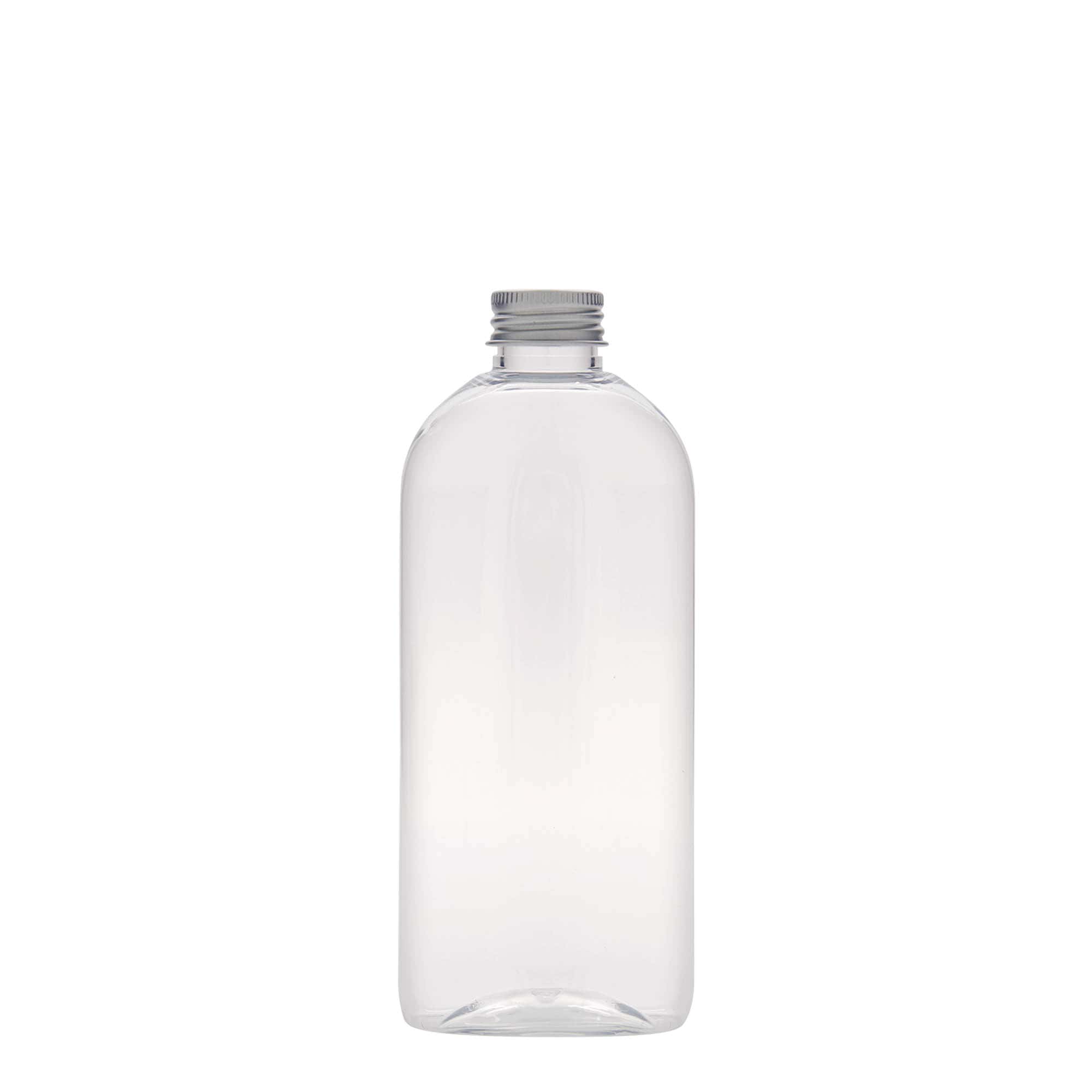 Botella PET de 250 ml 'Iris', ovalada, plástico, boca: 24/410