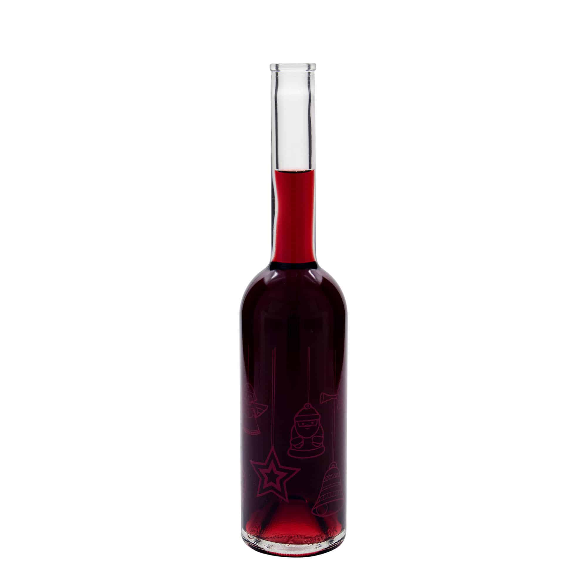 Botella de cristal de 500 ml 'Opera', motivo: estrellas, boca: corcho