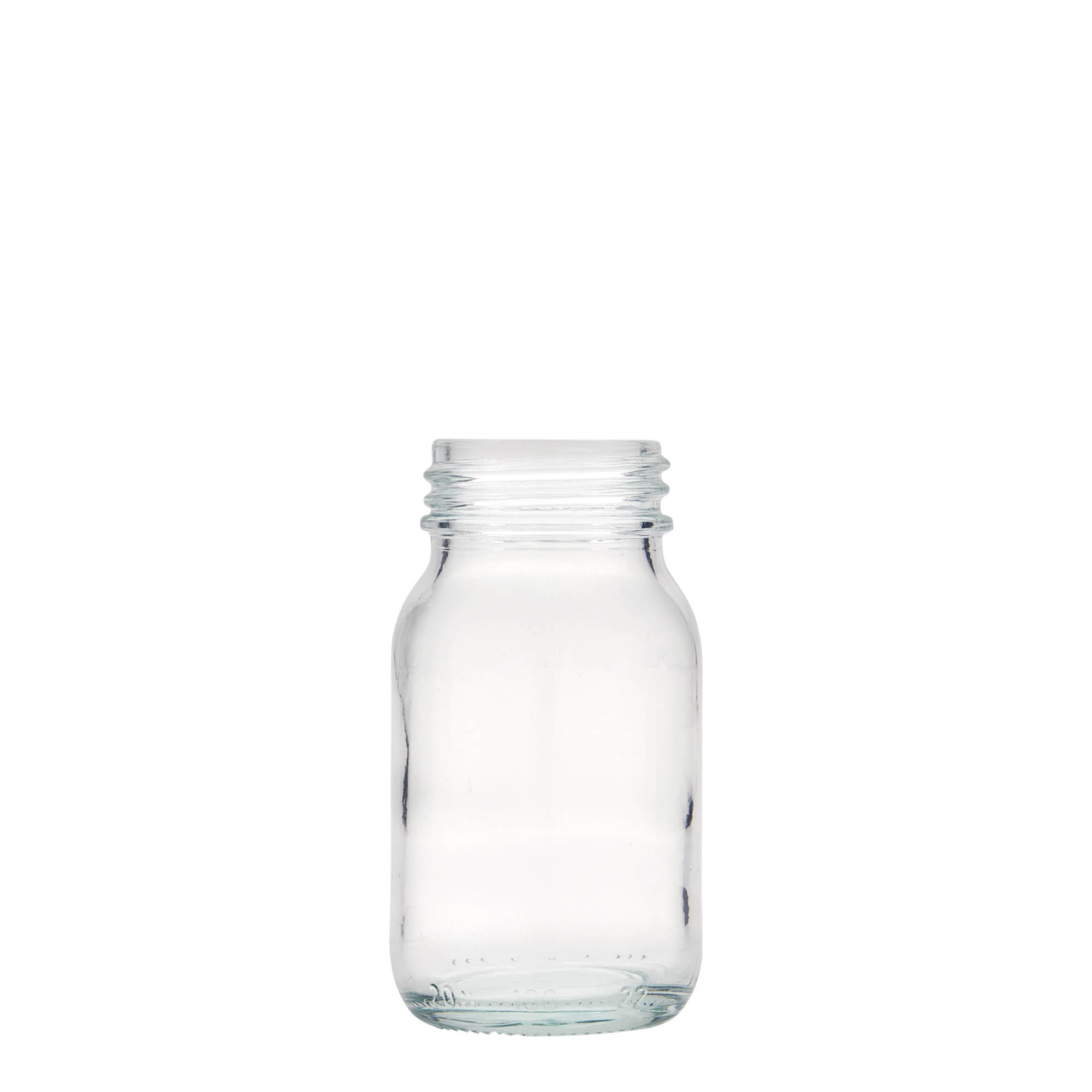 100 ml Frasco de cuello ancho, boca: DIN 40