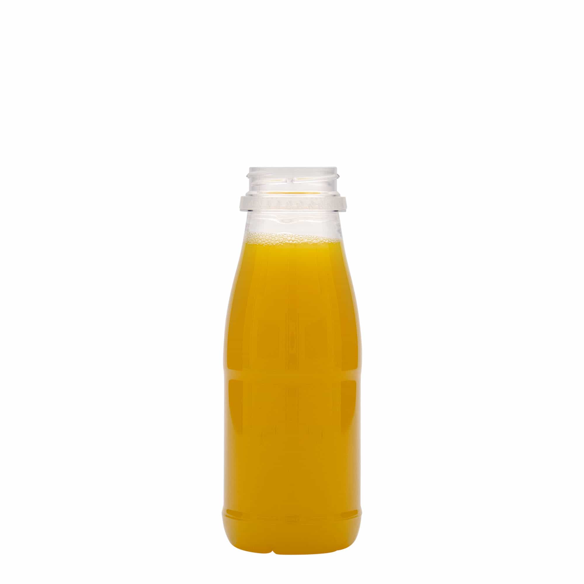 Botella de PET 'Milk and Juice' de 250 ml, plástico, boca: 38 mm