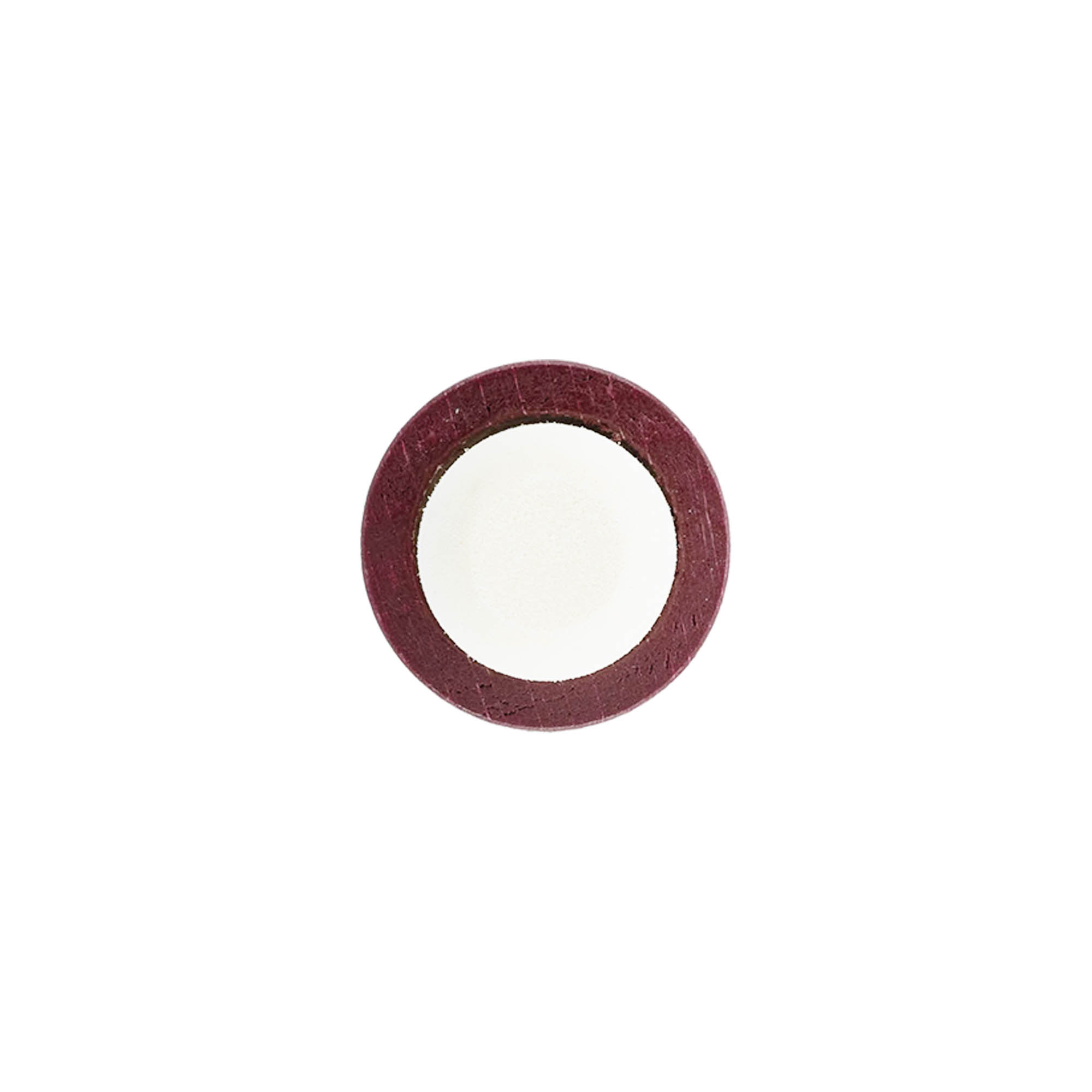 Tapones de corcho con asa de 19 mm, madera/plástico, color burdeos, para boca: corcho