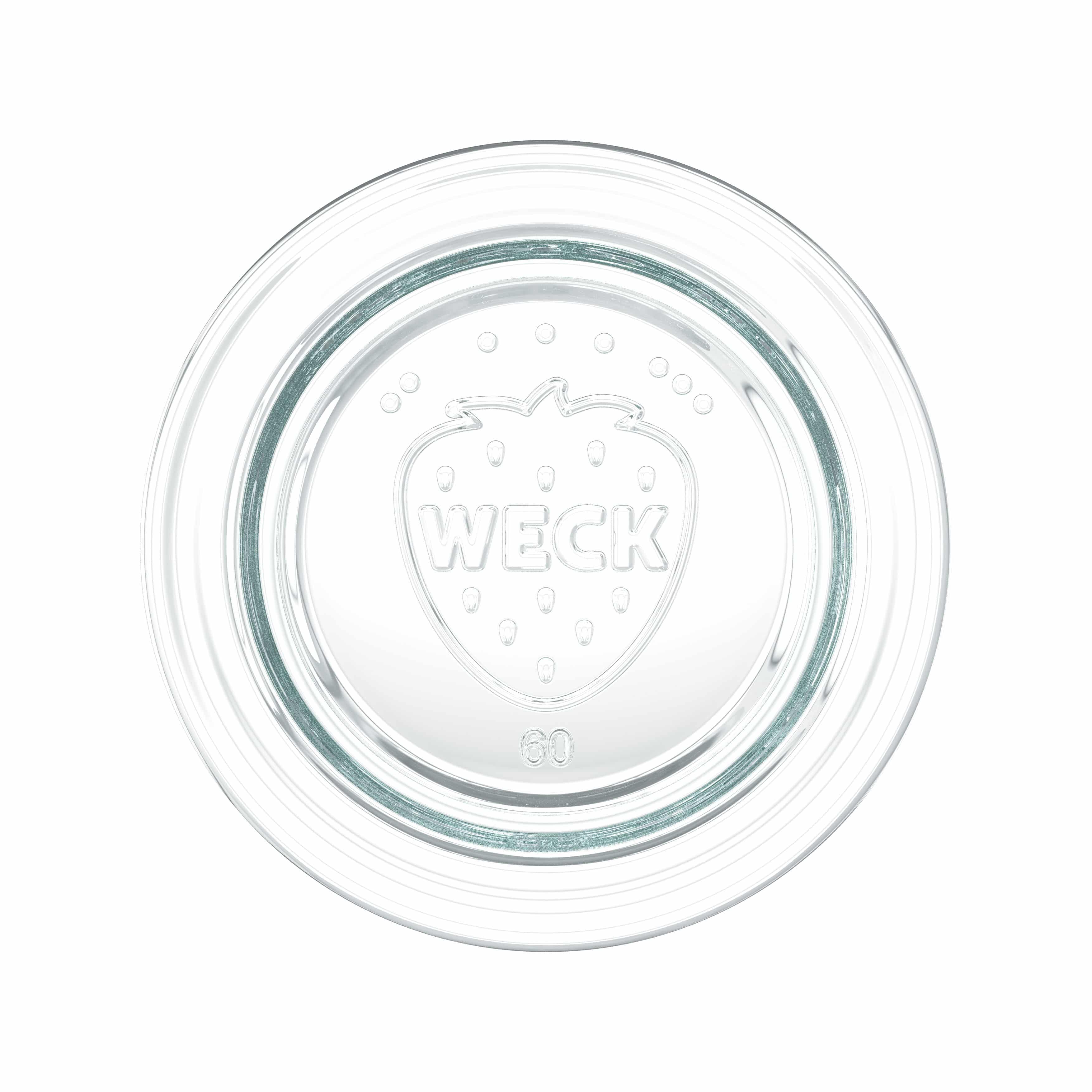 6x 220 ml tarro de joyería WECK con tapa de vidrio RR 60