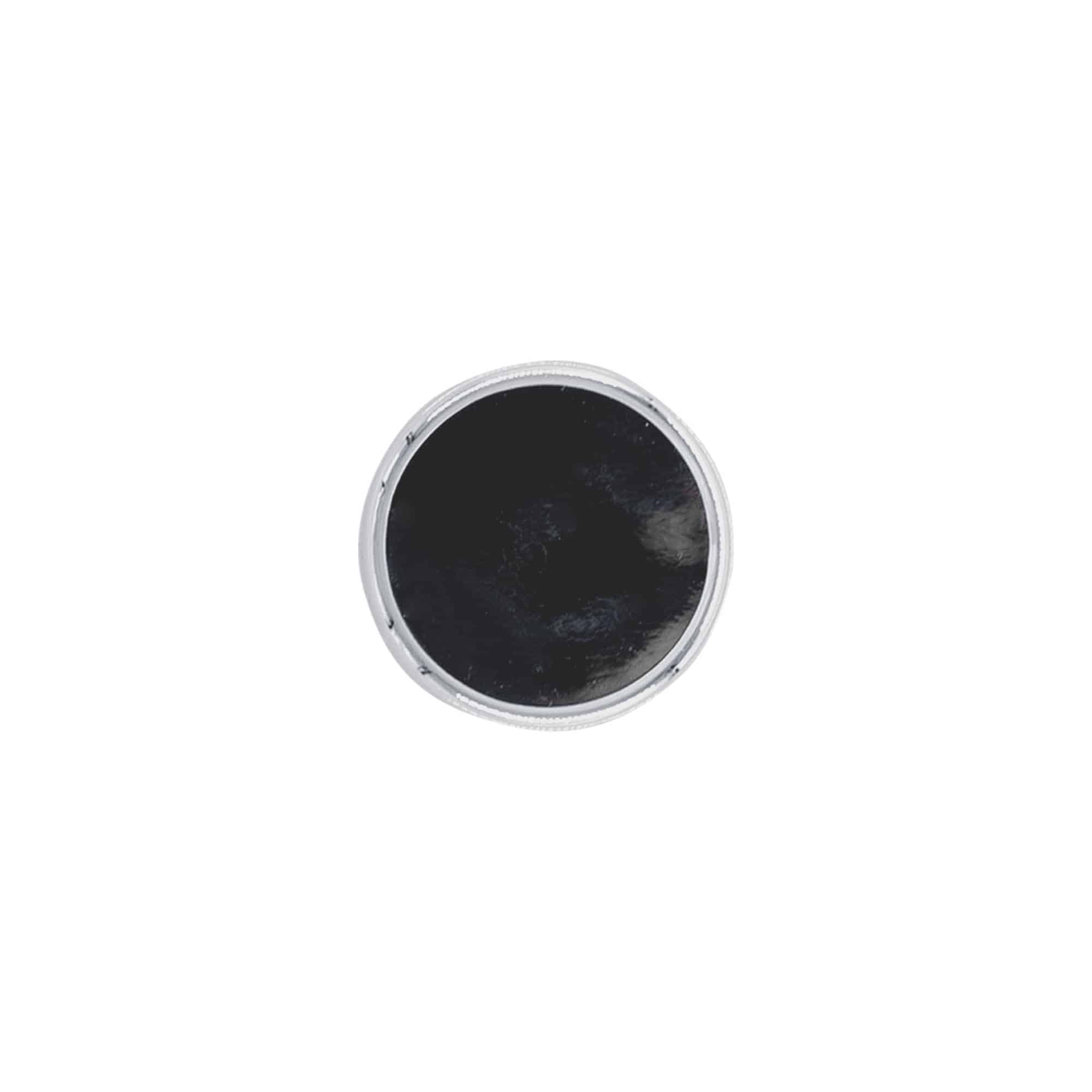 Tapón de agarre 19 mm, plástico, plateado, para boca: corcho