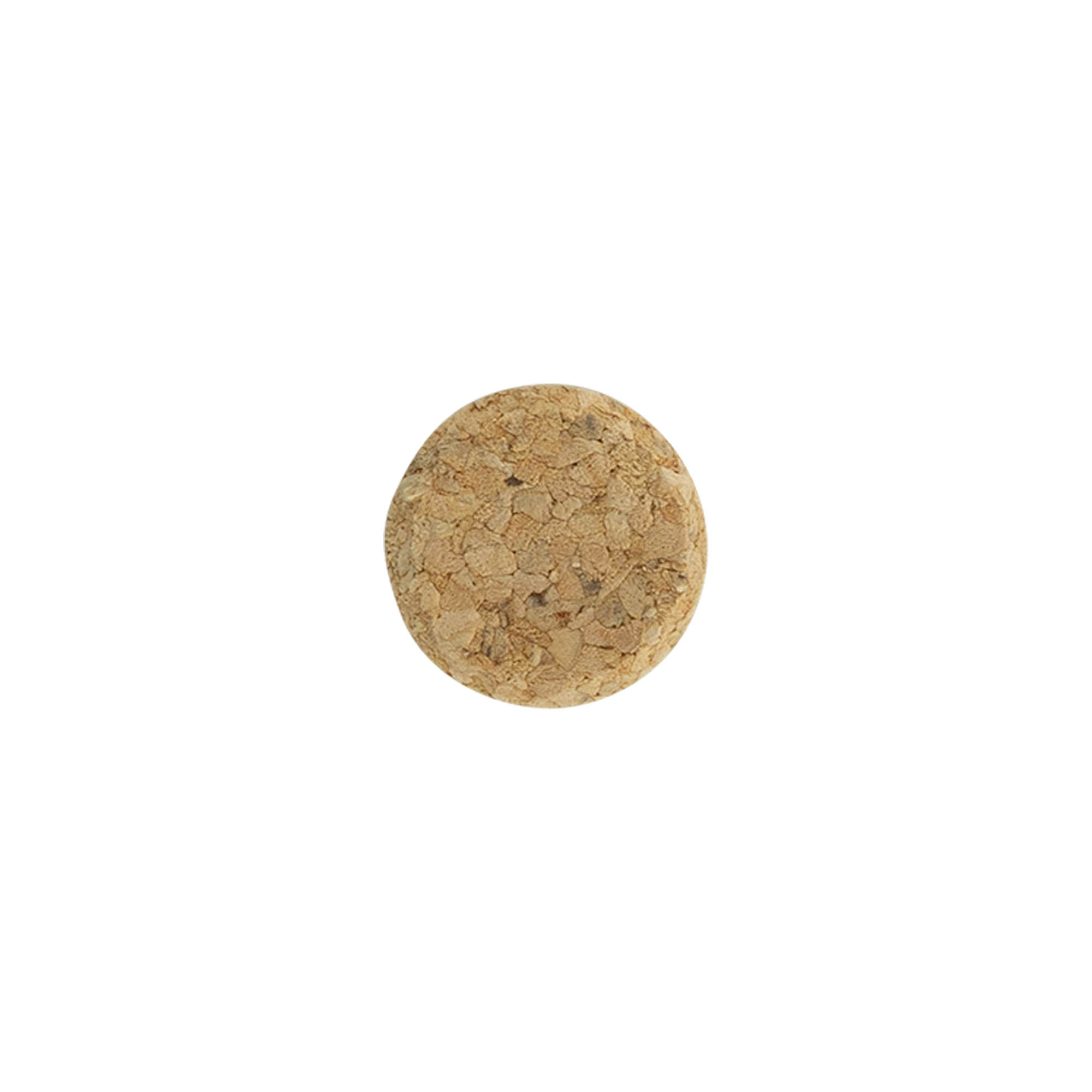 Tapón de vino 22,5 mm, corcho prensado, beige, para boca: corcho