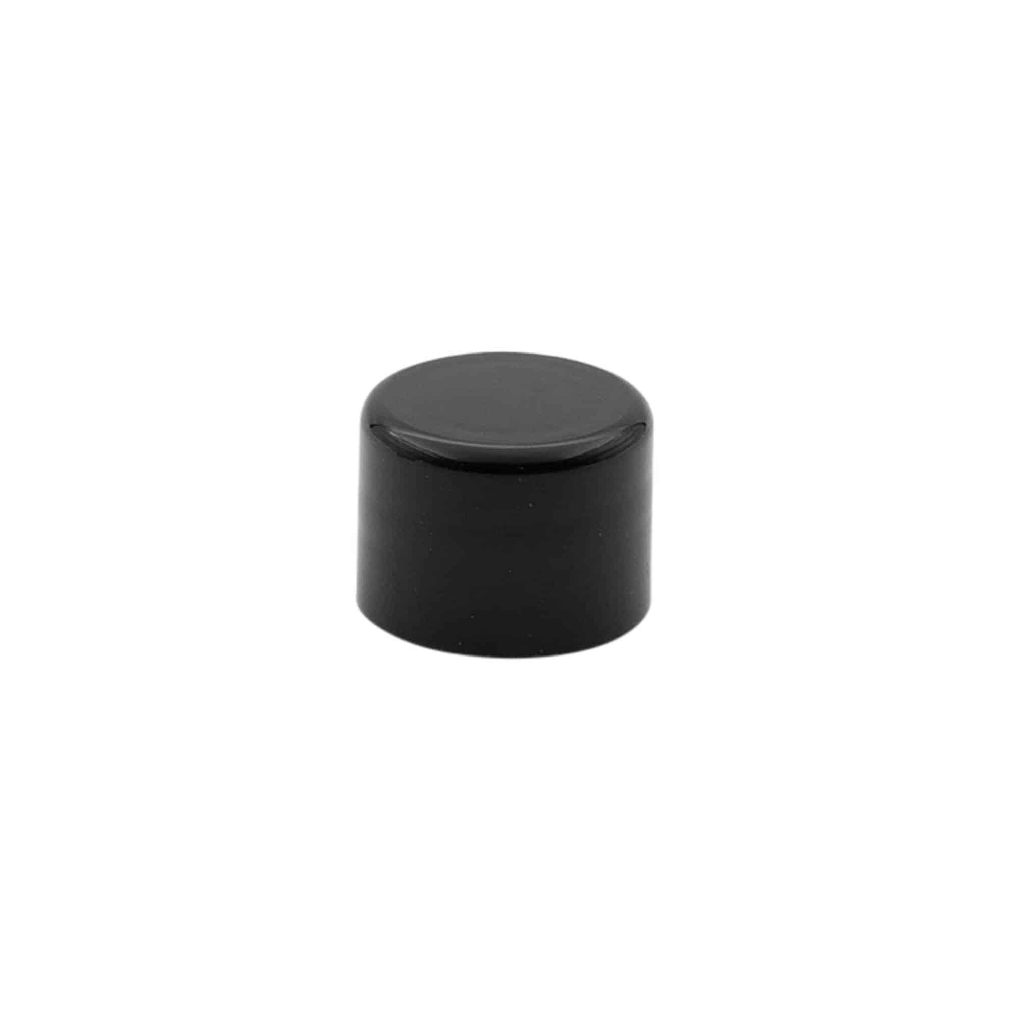 Tapón de rosca, plástico de PP, negro, para boca: 20/410
