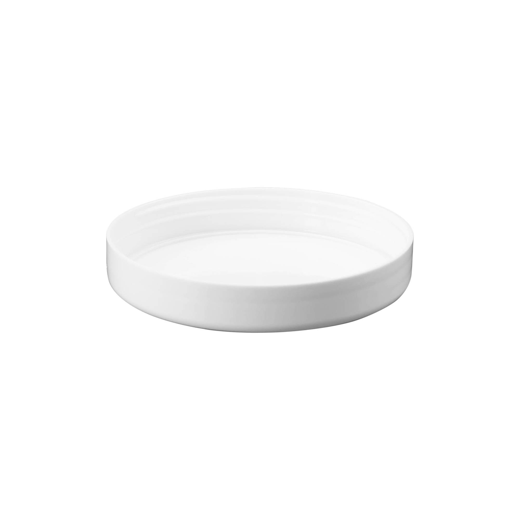 Tapa roscada, plástico PP, blanco, para boca: 100/400 Tapa roscada, plástico PP, blanco, para boca: 100/400