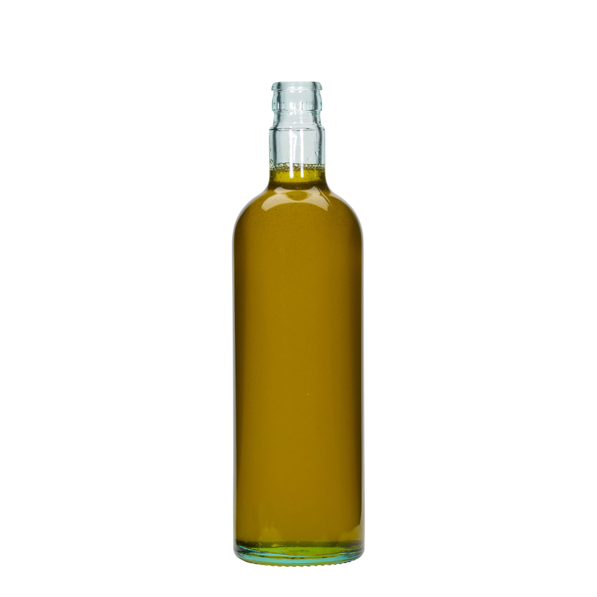 Botella para vinagre/aceite 'Willy New' de 750 ml, vidrio, verde claro, boca: DOP