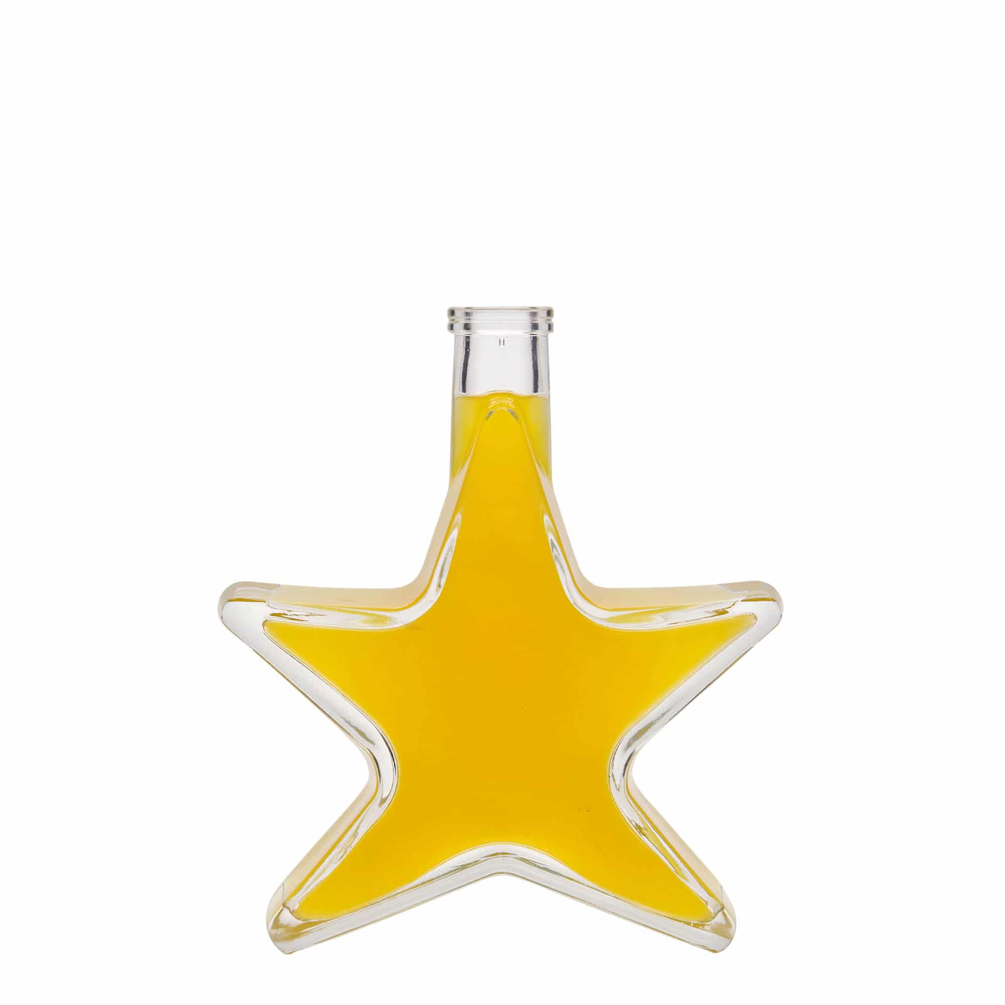 Botella de vidrio de 200 ml 'Estrella', boca: corcho Botella de vidrio de 200 ml 'Estrella', boca: corcho
