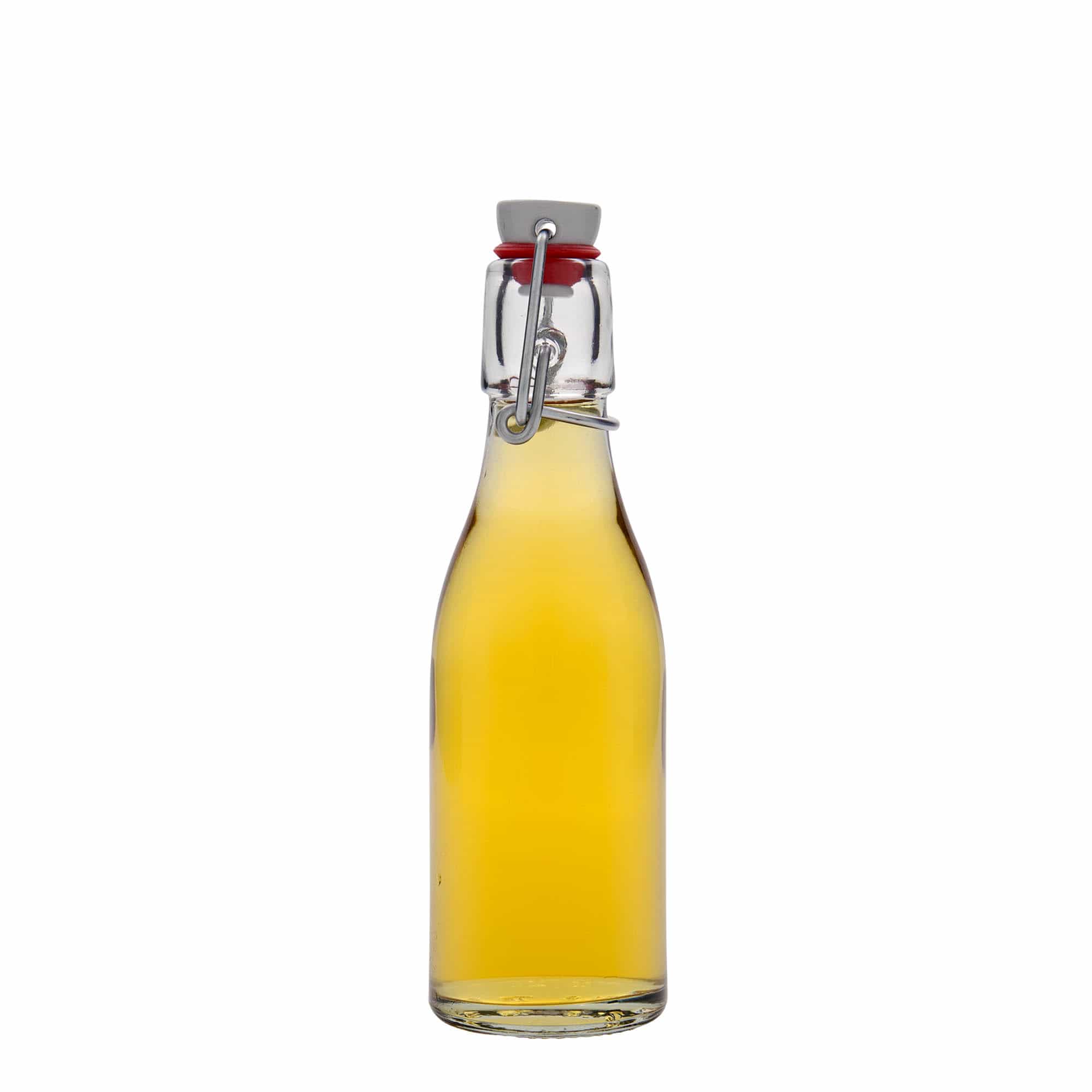 Botella de vidrio de 200 ml «Paul», boca: cierre de palanca